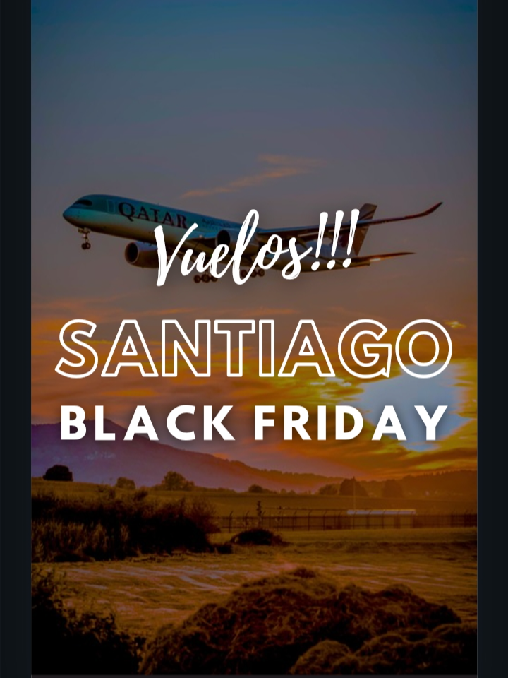 BLACK FRIDAY VUELO CHILE Por 21 USD consigue un vuelo directo a Santiago de Chile durante el Black Friday, compra ahora mismo. Estos vuelos parten desde Iquique #blackfriday #vuelobarato #vuelochile #visitasantiago #turismochile #iquiquesantiago #pisigacolchane #fronterachile #lowcost