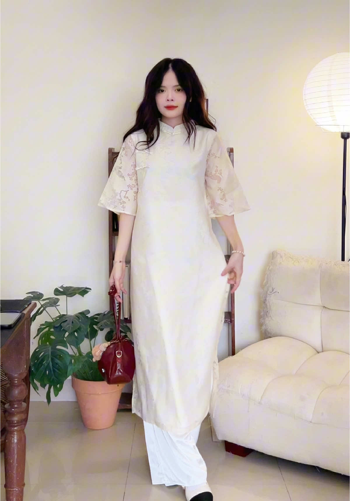 Xinh xĩu mí bà oi #aodai #nhibae99 #thoitrangnu #viral #xuhuong #phoidoxinh #damxinh 