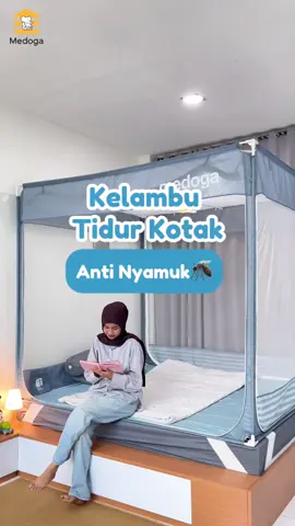 Hai moms! 🥰 Sudah coba Kelambu Tidur Kotak Anti Nyamuk? 🙋🏼‍✨   Dengan desain kokoh dan jaring halus, tidur si kecil jadi lebih nyaman dan terlindungi dari nyamuk 😴🍼  Tersedia berbagai model dan warna cantik untuk kamar yang makin menggemaskan 🤭  Cek koleksi lengkapnya di @kelambu_medoga atau klik link di bio! 💕   #kelambumedoga #paydaysale #kelambu #antinyamuk