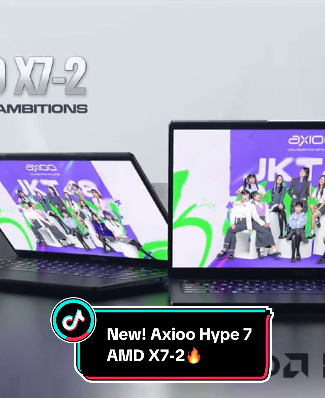 Memperkenalkan, Axioo Hype 7 AMD X7-2! Built to Fuel Your Ambitions 💻 Dirancang khusus untuk para pekerja yang membutuhkan performa tinggi, Axioo Hype 7 AMD X7-2 siap mendukung produktivitas dan multitaskingmu dengan prosesor AMD RYZEN™ 7-5825U dan kartu grafis AMD RADEON RX VEGA 8. Mulai langkah besar untuk menggapai ambisimu dengan perangkat yang tepat!🚀 #AxiooIndonesia #AxiooXJKT48 #HYPECollaboration #AxiooHype #LaptopLifestyle #LaptopKerja