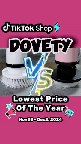 Cleaning brush comparison, you’ll find out the best brush in the world- Dovety Electric Cleaning Brush worth it. #fyp #BlackFridayFrenzy #MegaSavings #TikTokGadgetLover #TopDealsOnTikTok #TikTokShopBlackFriday #TikTokShopCyberMonday 
