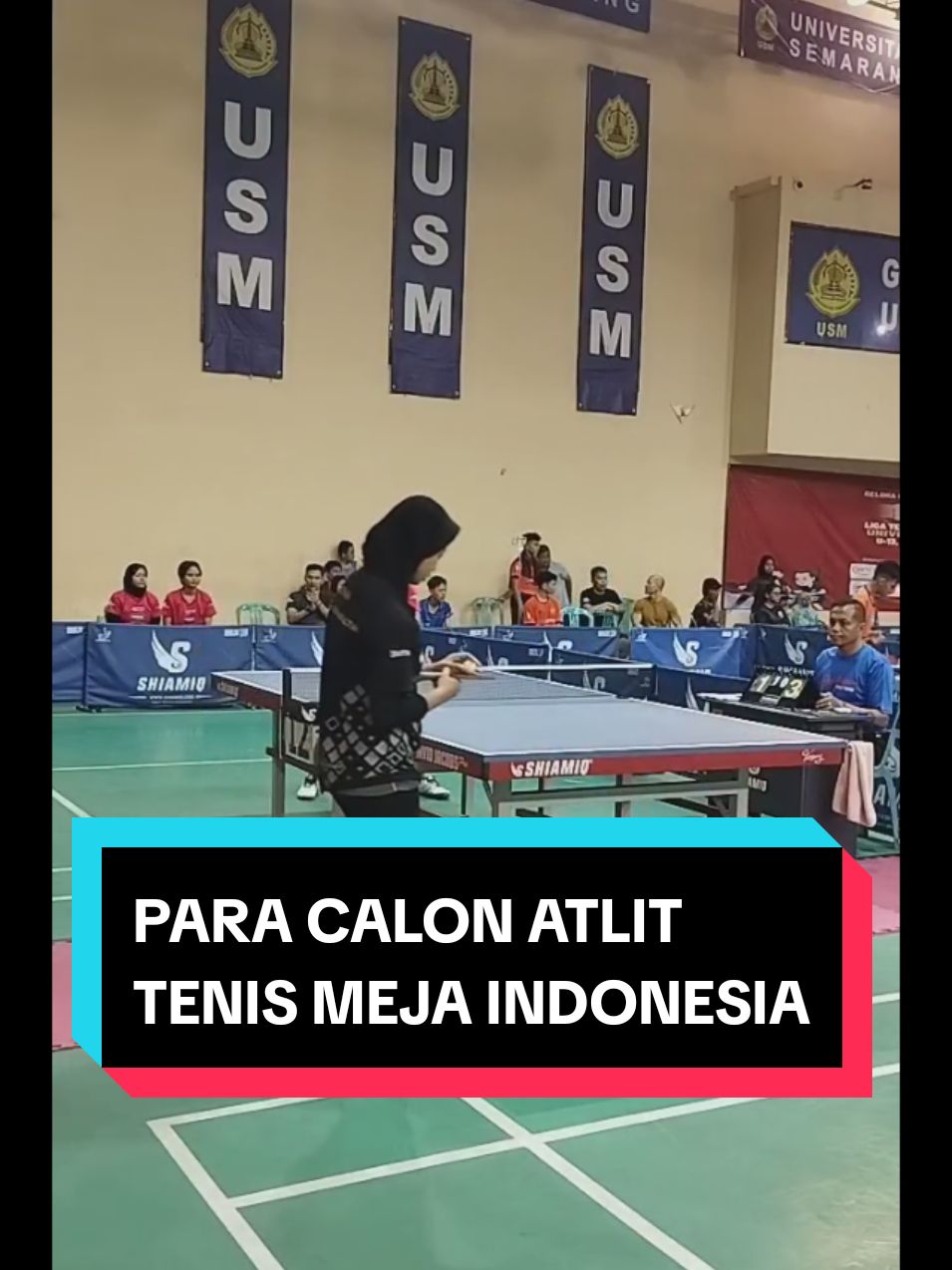 para atlit muda wanita bertanding.di tournamen liga indonesia antar club kelompok usia. #tabletennis #pingpong #foryou #tenismeja #sports #olahraga #fyp 