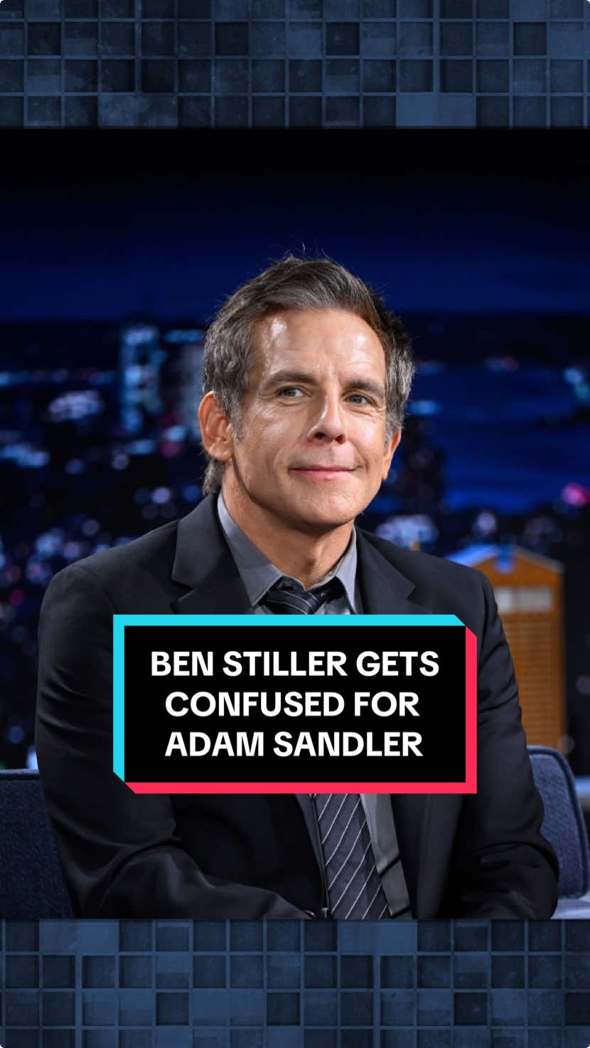 Ben Stiller gets confused for Adam Sandler 🤣 #FallonTonight #TonightShow #BenStiller #AdamSandler #HappyGilmore #JimmyFallon 