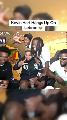 Kevin Hart Hangs Up On Lebron 😭#fyp #kaicenat #druski #lebronjames 