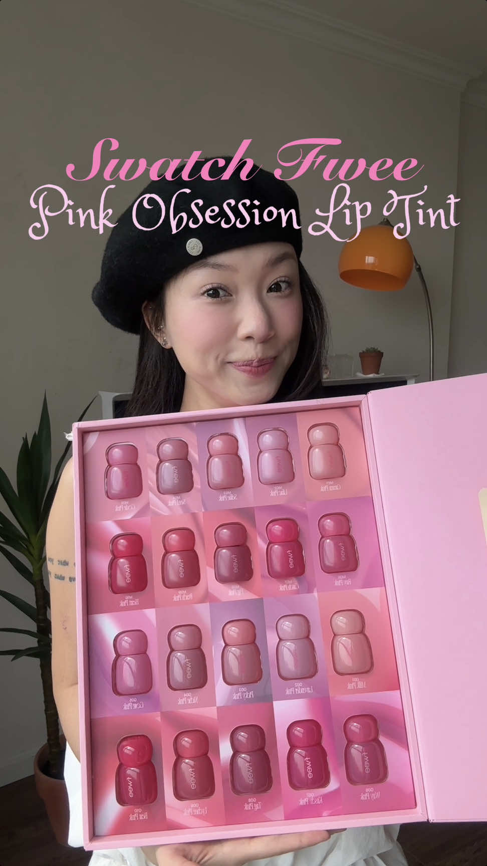 Đúng nghĩa ám ảnh bởi màu hồng luôn 🤣💕 IG: lingmakeup #lingmakeup #swatchson #son #liptint #fyp #fwee #fweepinkobessionstayfitliptint 