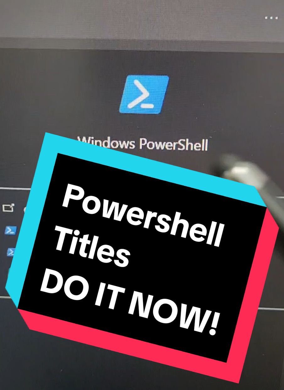 Powershell title bar your scripts also, star wars telnet is just awesome! #techtok #sysadmin #informationtechnology #powershell #scripting