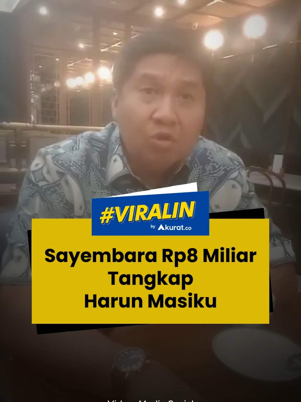 Sebagai informasi, gengs. Harun Masiku adalah tersangka kasus suap kepada pegawai negeri untuk penetapan anggota DPR RI terpilih 2019-2024 di Komisi Pemilihan Umum (KPU). Harun Masiku juga selalu mangkir dari panggilan penyidik KPK hingga akhirnya dimasukkan dalam DPO pada 17 Januari 2020. #viral #viralin #maruararsirait #harunmasiku #sayembara #buronan #korupsi #akuratco 