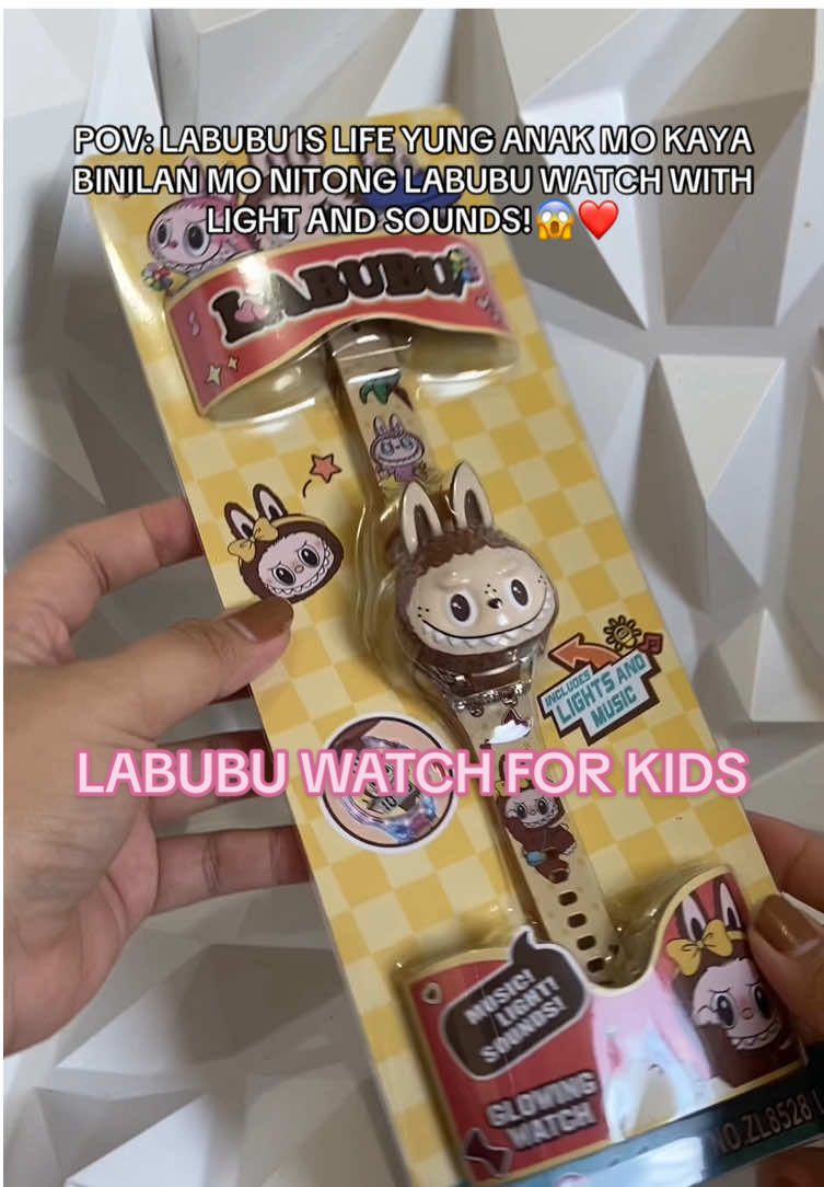 Labubu watch na 119 pesos lang! #labubu #labubumacarons #labubuthemonsters #watch #watchforkids #kidswatch #watchrecommendation #fyp #fypage #fyppppppppppppppppppppppp #fypp 