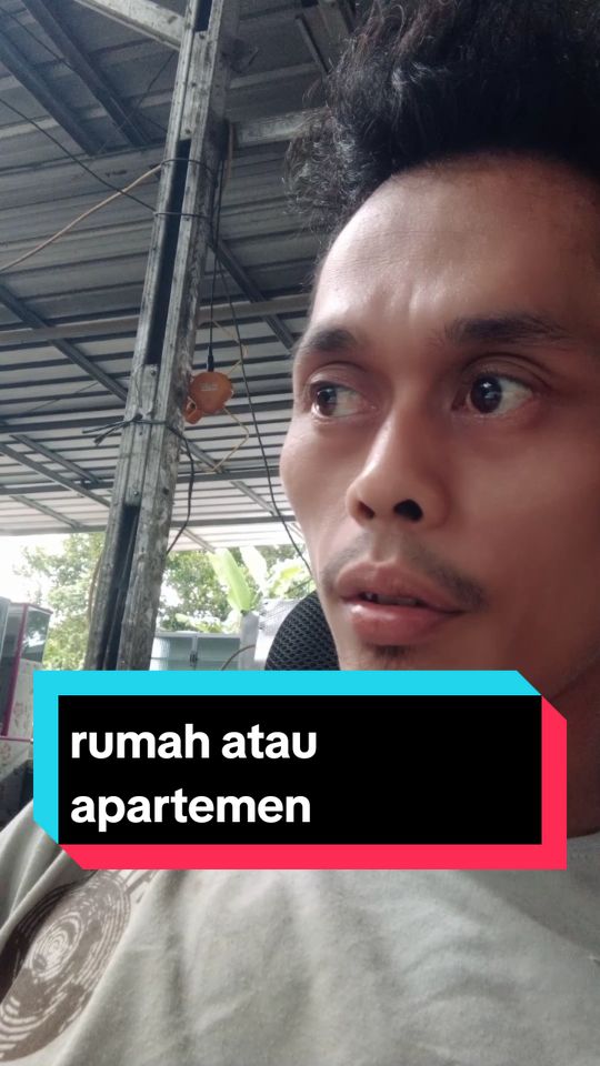 Tinggal di rumah saya aja