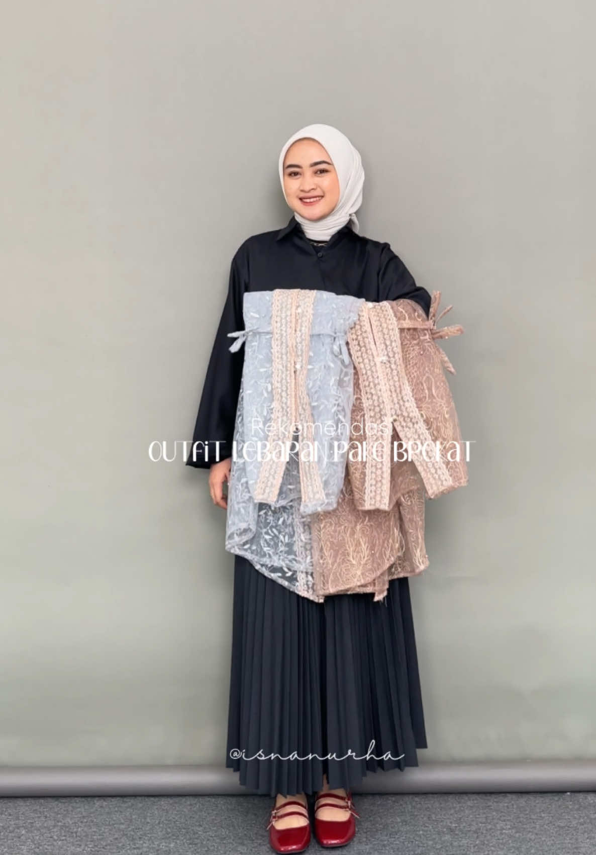 Kalian kalo lebaran tim baju warna cerah atau gelap nihh? #fyp #outfitinspiration #outfitinspo #kondanganoutfit #outfitlebaran #ootdlebaran 