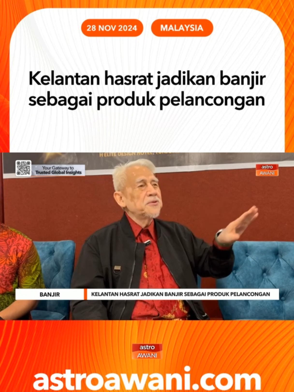 Pengerusi Jawatankuasa Pelancongan, Kebudayaan, Kesenian dan Warisan Negeri, Datuk Kamarudin Md Noor berkata, usaha itu akan dibuat memandangkan Kelantan ‘sepi’ tanpa kehadiran pelancong bila tiba musim tengkujuh. #AWANInews