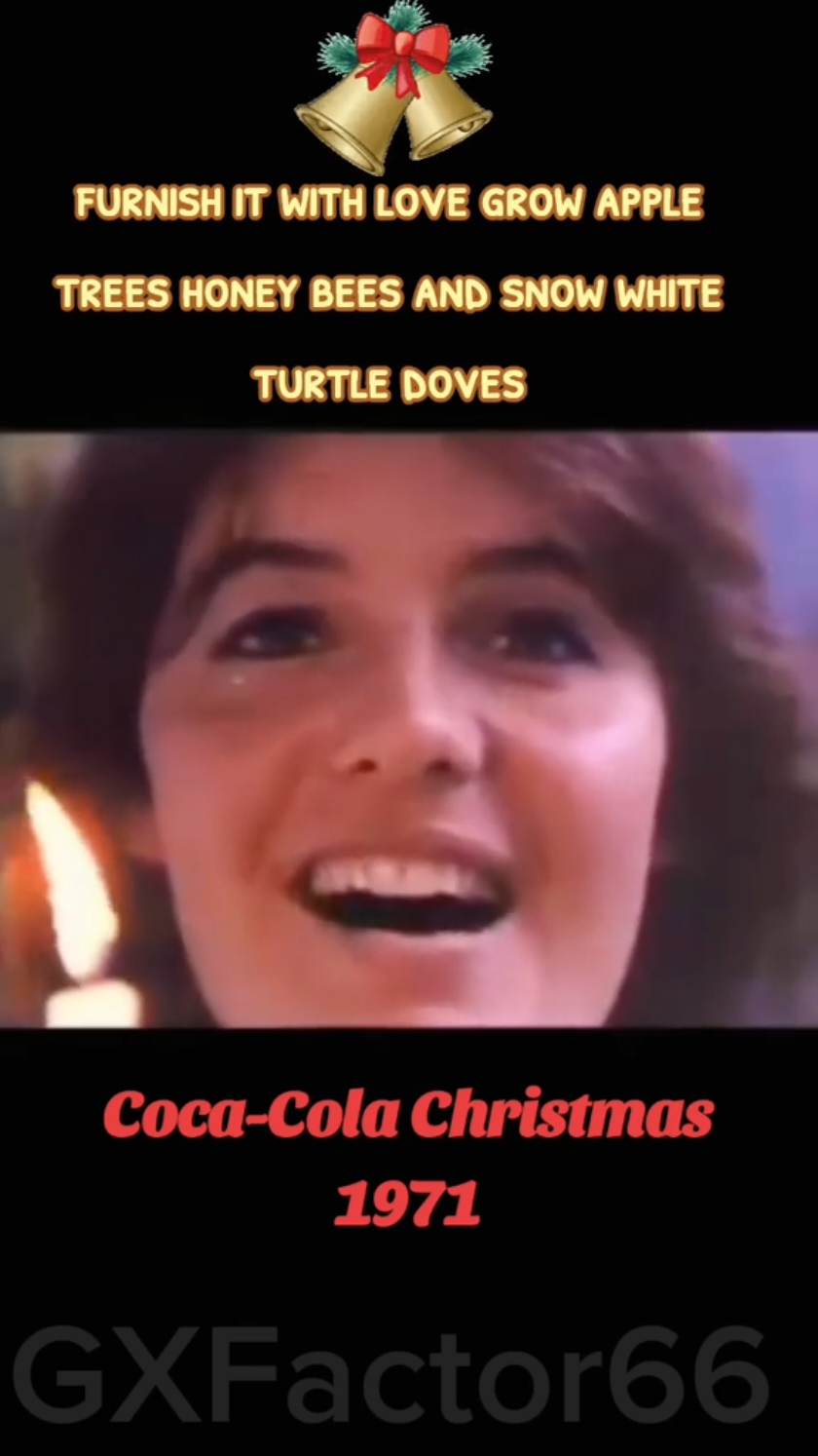 Coca-Cola Christmas 1971 commercial iconic classic #tv #Retro #1970s #classic #Coca-Cola #christmas #commercial 