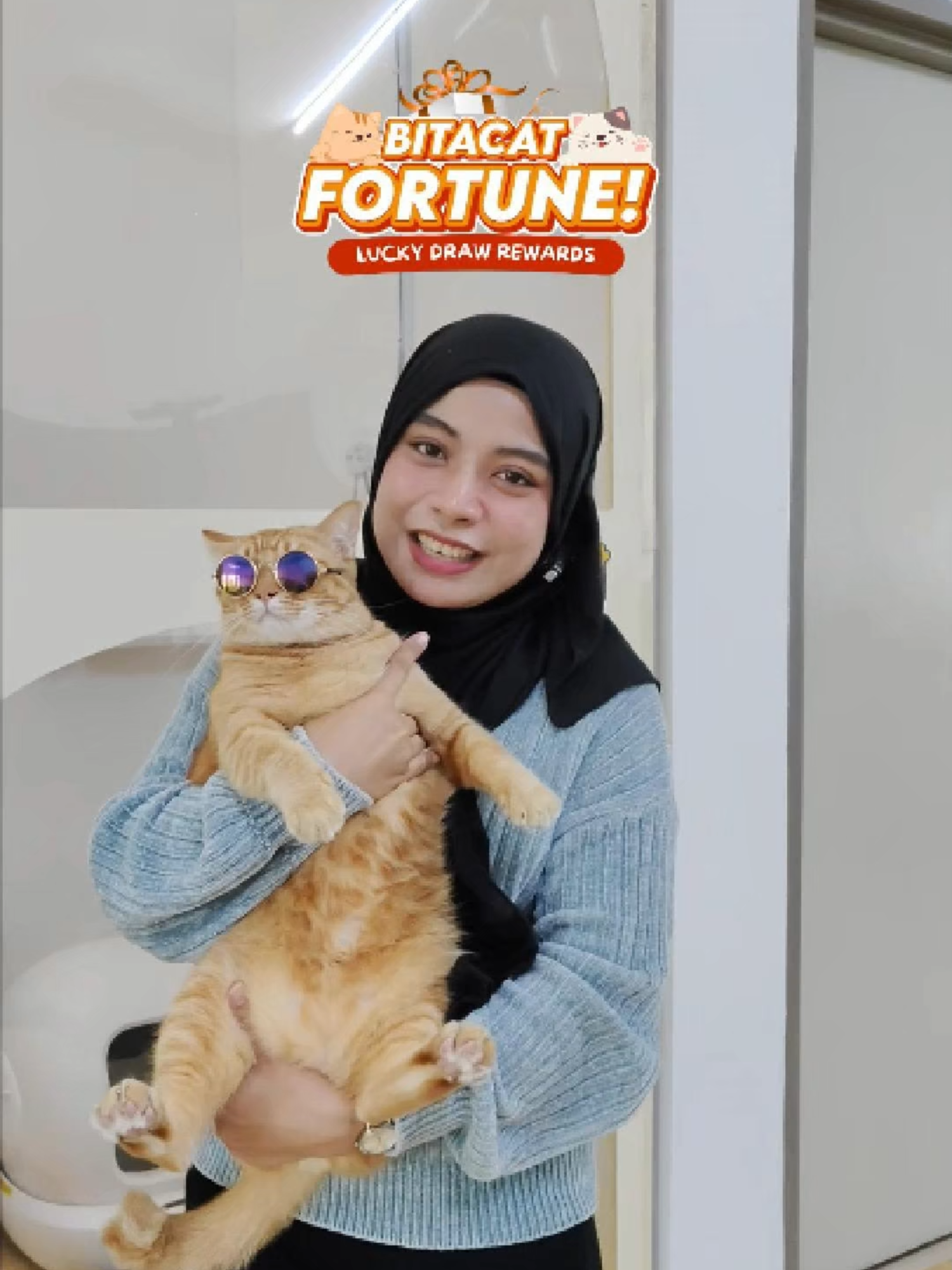 🎯⚡️ REZEKI SI BULUS MENUNGGU!  ⚡️🎯 Hai pencinta kucing! 🐾 Pernah terfikir macam mana nak bagi si bulus tersayang dapat sesuatu yang special sambil korang pun happy? Haa, ni lah peluang korang! 🎉  Simple je: Korang shopping Bitacat, bulus happy, korang pula ada peluang menang rezeki besar! 🎁💖 Lagi cepat join, lagi cerah peluang nak menang. Senang kan? 📅 Mulai sekarang sehingga 31 Disember 2023! Lepas tu, korang standby sebab pengumuman pemenang bertuah akan dibuat pada 1 Januari 2024. 🎉 Siapa tahu, rezeki tahun baru korang yang punya kan! 🏆 🚀 Cara Join? Mudah Gila: 1️⃣ Buat pembelian di showcase Bitacat HQ. 2️⃣ Automatik korang masuk peraduan. Settle! 🌟 Good luck korang 🥳 And semoga hadiah ni milik korang #bitacat #catmultivitamin #bitacatfortune #bitacatcontest #fypシ゚