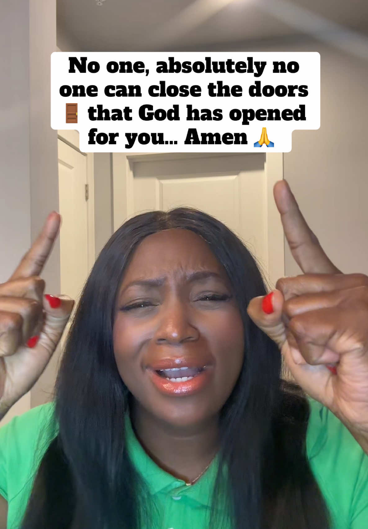 No one, absolutely no one can close the doors 🚪 that God has opened for you #godisgood #glorytogod #god #christian #christianitytiktok #christianity #chosenone #godfavorsme 