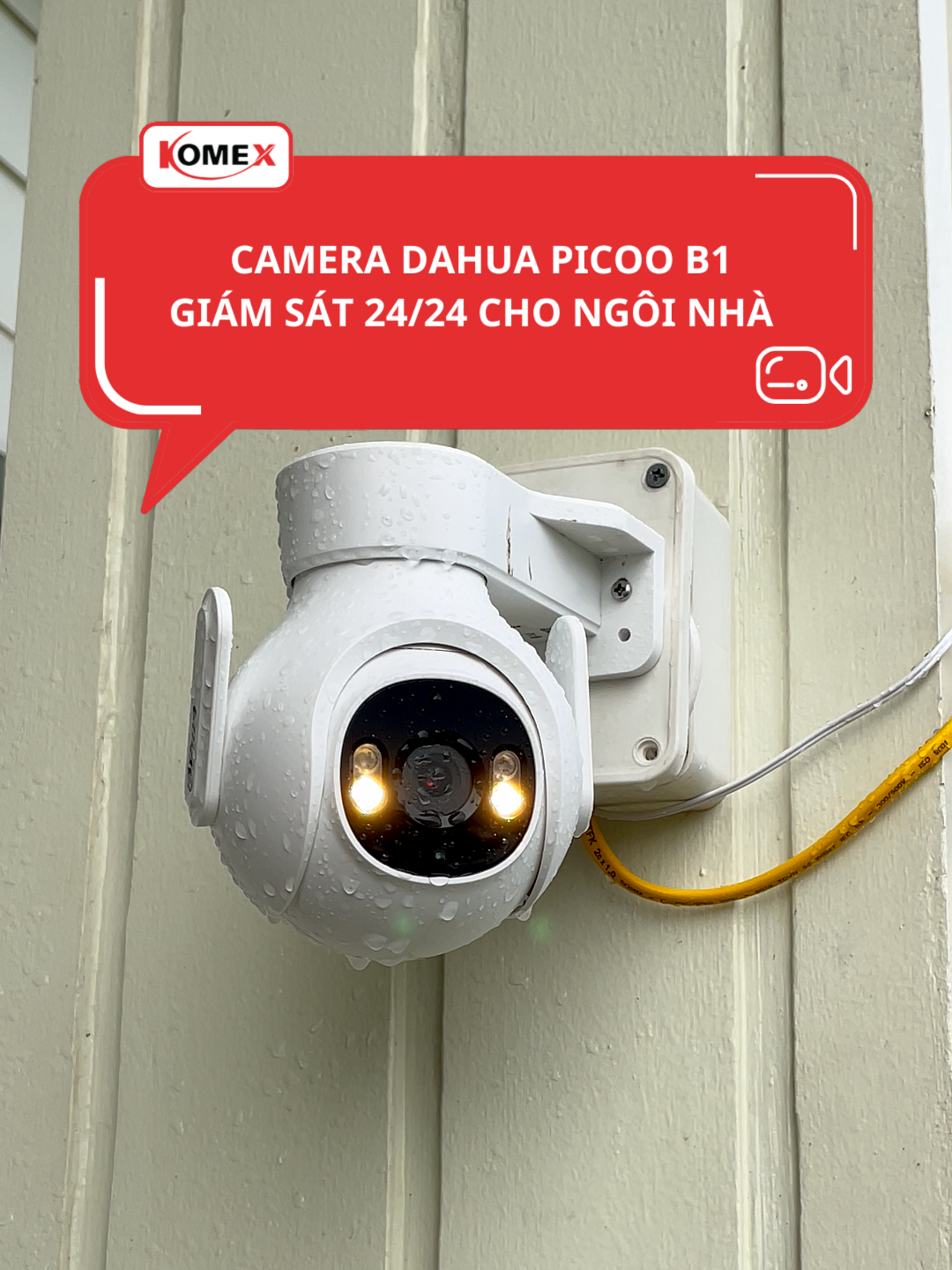 Camera giám sát 24/24 có ngoại hình như một chú cún con vô cùng đáng yêu #imoukomex #komexcamera #cameradahua #dahua #dahuavietnam #POV #YourlifeThroughTheLens #K2CGameOn #DahuaProtechies #p5b #camerangoaitroi