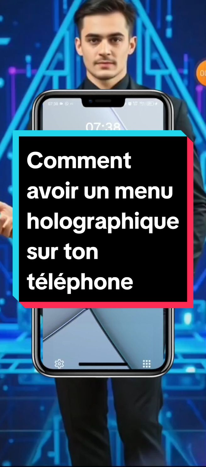 comment avoir un menu holographique sur ton téléphone  #tiktoken2025  #activerlamonetisationtiktok  #pourtoi  #video  #astuce  #vue  #visibilité  #doudtech  #commentmonetisersoncomptetiktokenafrique  #menu  #holographic  #holographique  #screenshot  #capture  #fondecran 