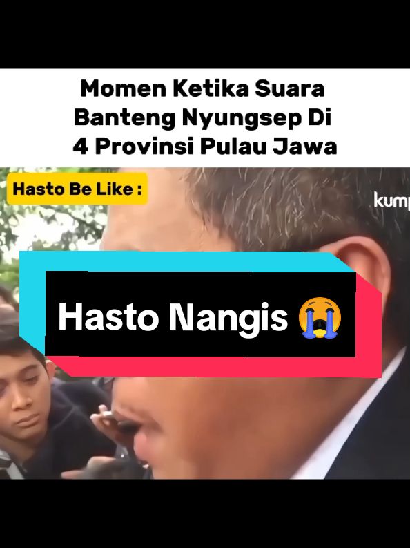 Jatim , Jateng , Jabar , Banten Nyungsep 😭 #hasto #pdip #pilgub2024 #fyptiktokindonesia🇮🇩