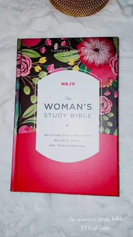 hi, everyone so my daughter asked me for a new bible so I got her this one it's the women's study bible it's a red later bible absolutely love it I believe it's 25% off at the moment I paid full price for it if your interested this is a beautiful gift to give click the cart if your interested, #christmasgiftsideas #Christmas #christaintiktok #bible #biblestudytime  #biblestudy #womensbiblestudy #fypシ゚viral #tiktokshop #gift #giftideasforher 