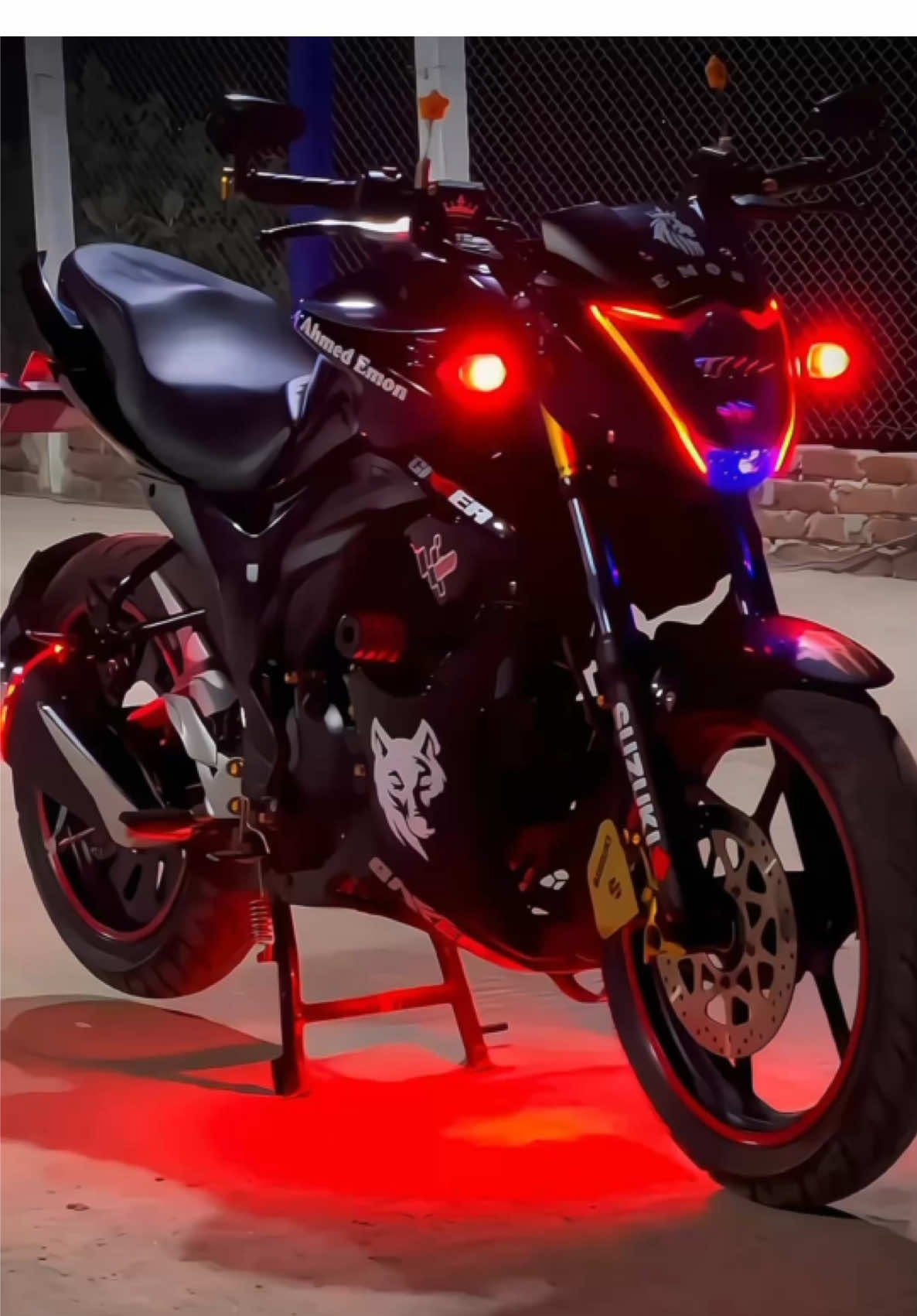 I want you in my whole life❤️🌺@TikTok Bangladesh #foryoupage #suzuki_gixxer #trend #viralvideo #bike_lover #modification #mod #monotone #drl #trendy #trend 