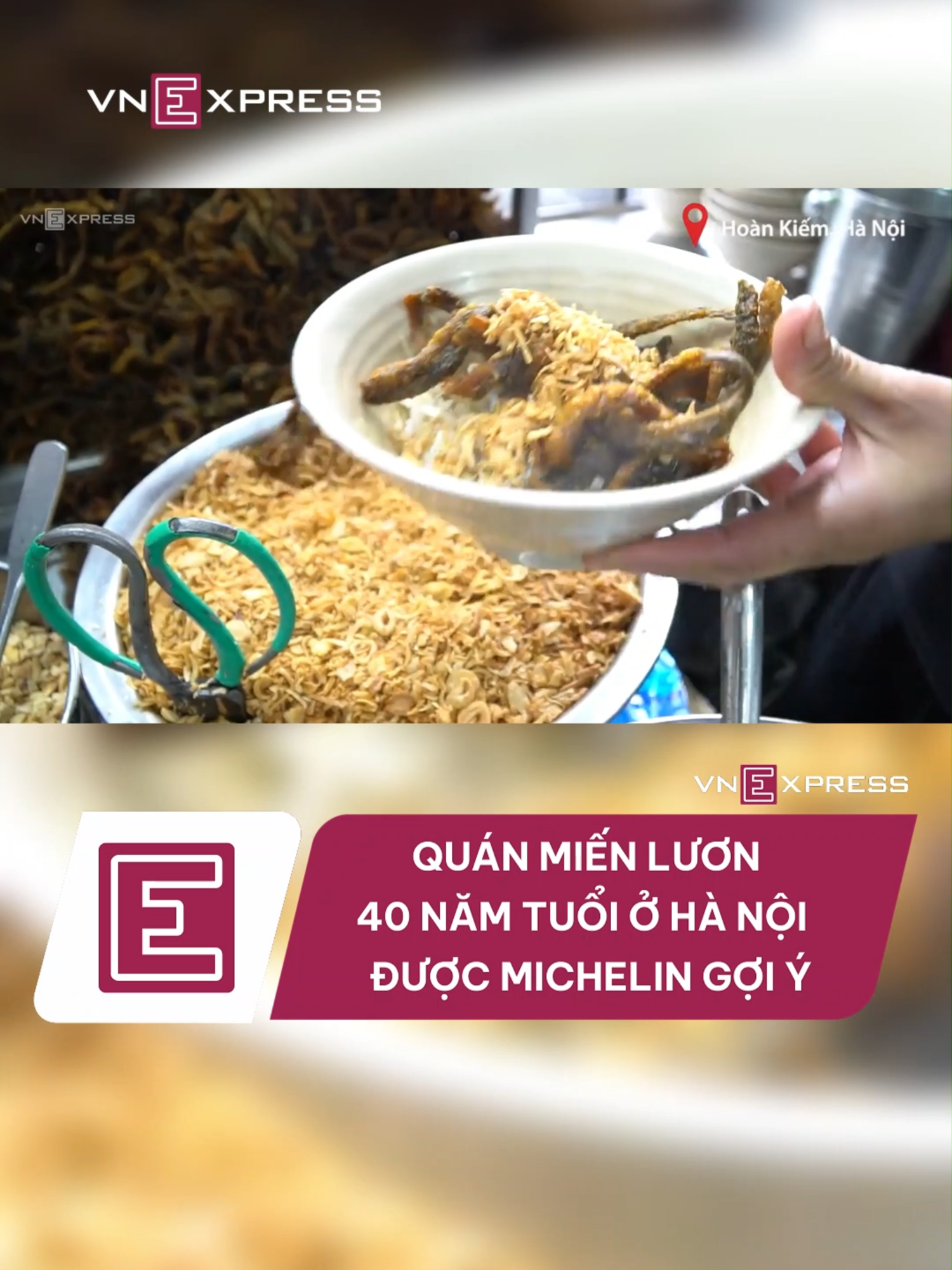 Quán miến lươn 40 năm tuổi, thu hút hàng trăm khách ăn mỗi ngày, được Michelin đưa vào danh sách gợi ý quán ngon 2024 #vne #vnexpress #tiktoknews #michelinguide #food #amthucvietnam #mienluon