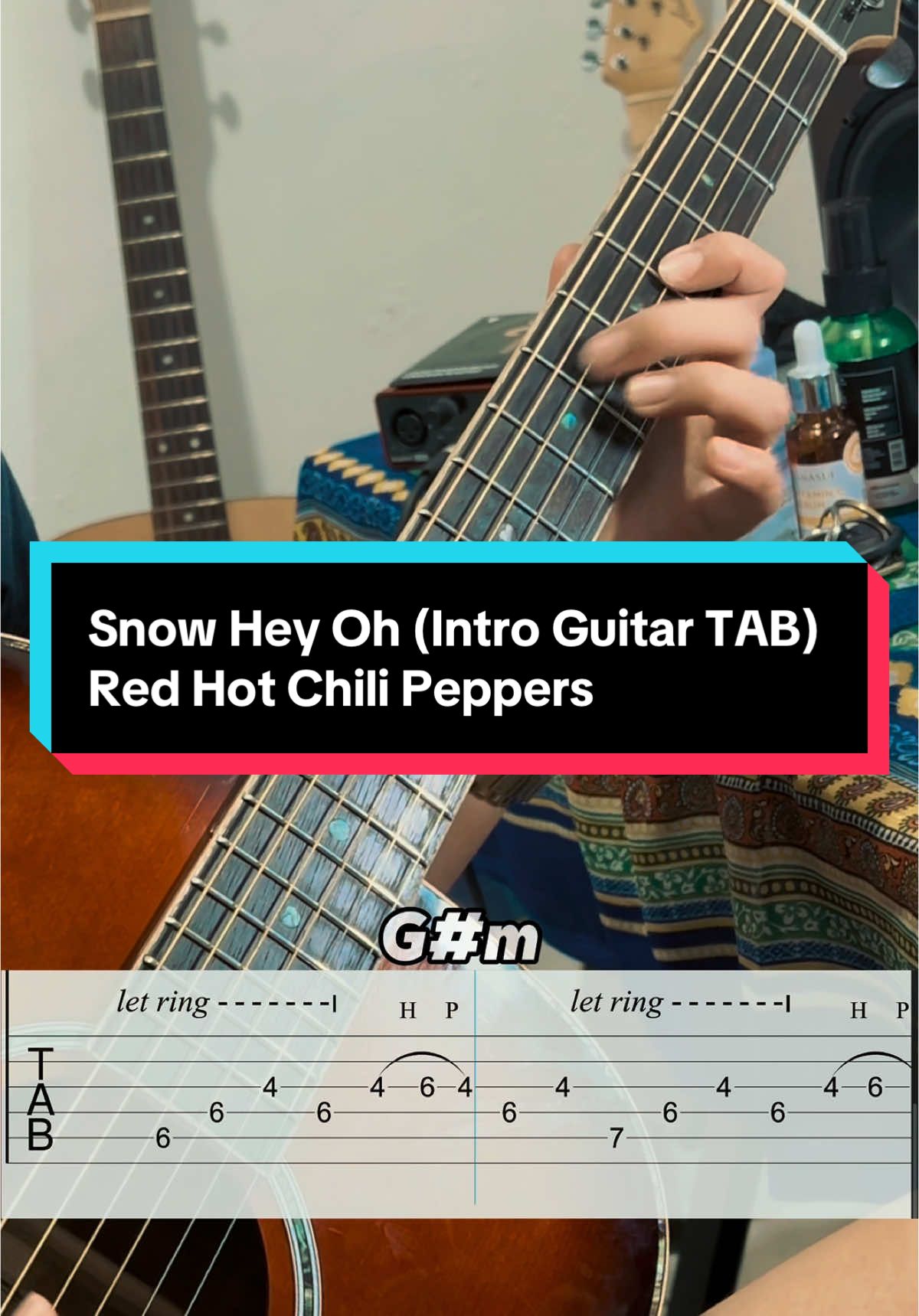 Snow Hey Oh (Intro Guitar TAB) Red Hot Chili Peppers