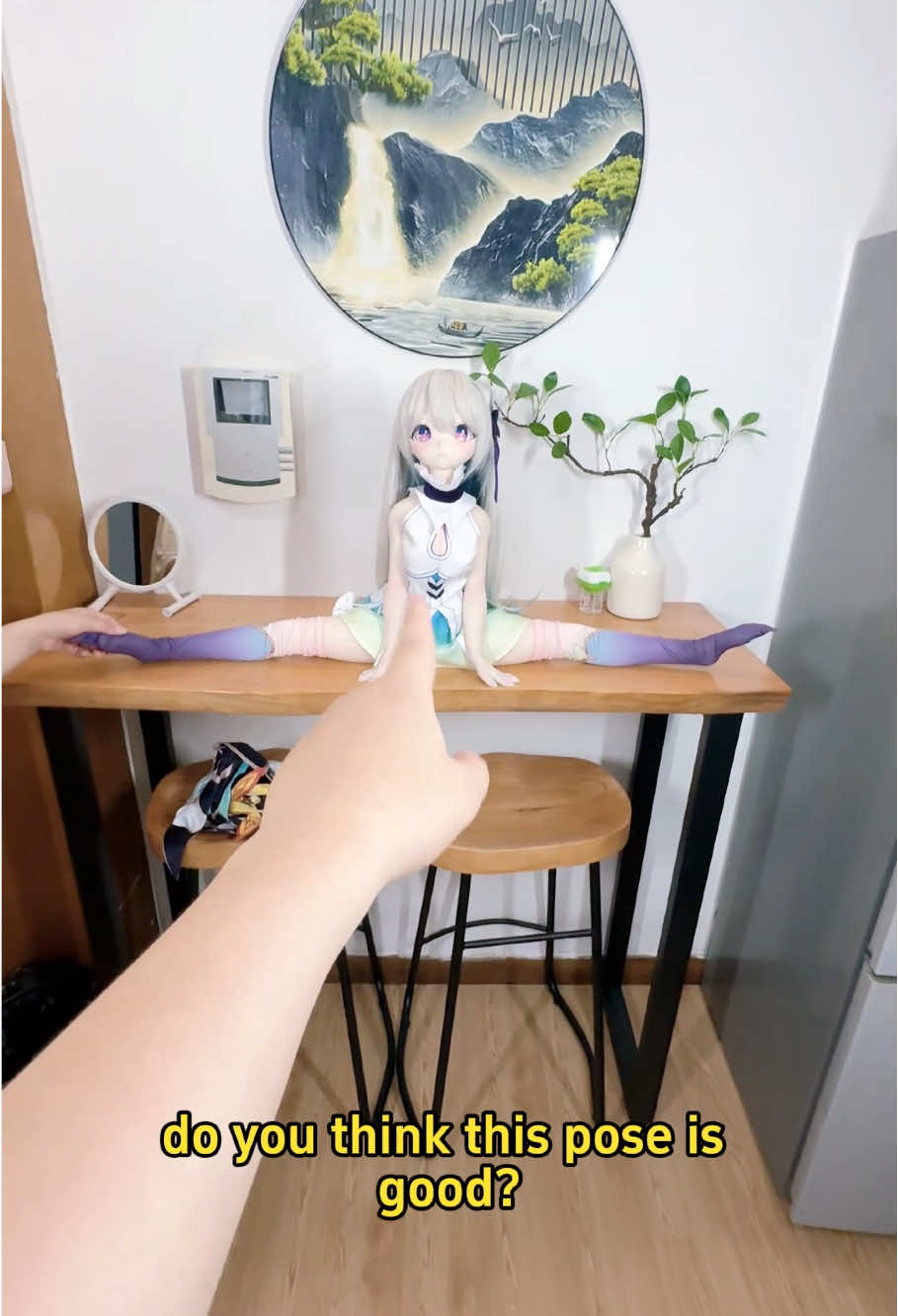 What do you think of this posture? #mozudoll #firefly #cosplay #anime #dolls #ホタル #等身手办娃娃 