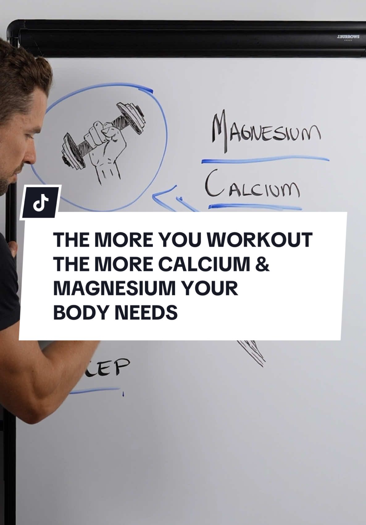 Proper muscle function, relies on calcium and magnesium.  Calcium helps muscles contract.  And magnesium helps muscles relax.  Every time your muscles contract and relax … they’re drawing in the available magnesium & calcium circulating in your body.  And anyone looking for optimal muscle function … maximum power and maximum strength.  Needs to make sure they getting enough of these 2 key micronutrients into their diet every single day.  #magnesium #magnesiumbenefits #calcium #workout 