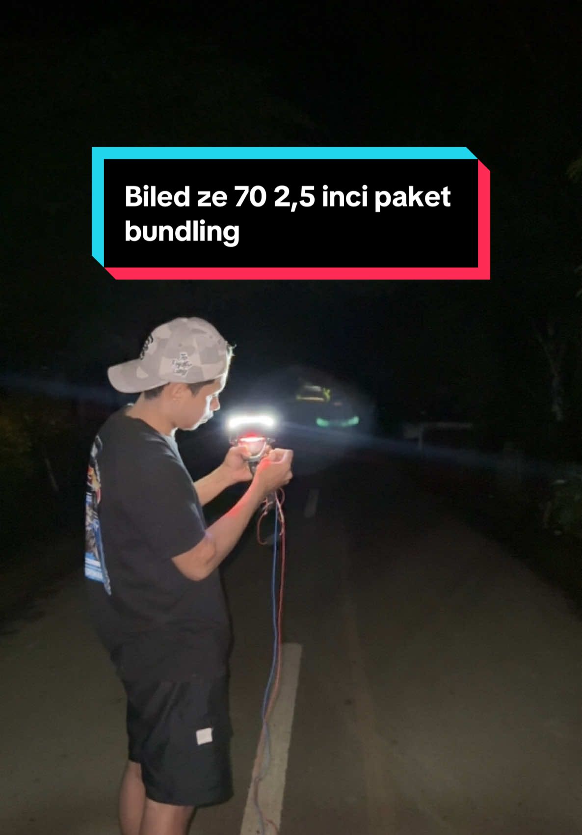 ZE 70 ibright rekomendasi paket bandling biled 2,5 inci blue lens #biled #paketbundling 