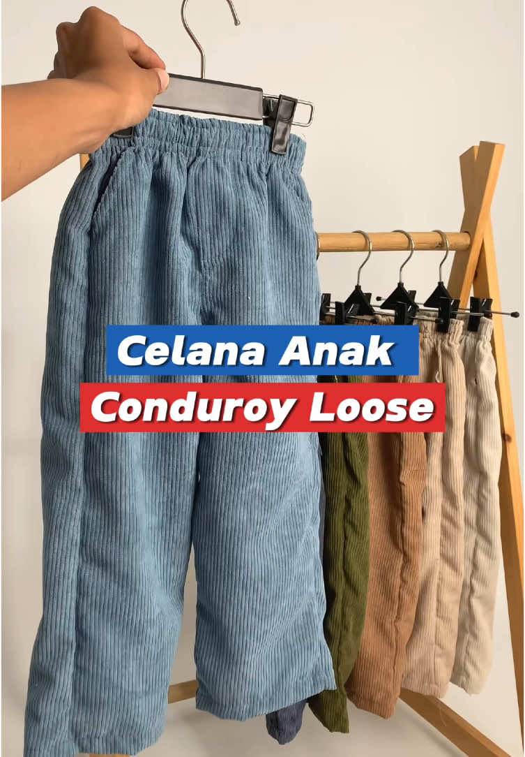 Celana Conduroy anak usia 1-10 thn nih moms, masa cuma papa ,mamahnya aja yang tampil keren 😎 #bajuanak #kaosanakmurah #outfitanak #fypdong #ootdanak #viralditiktok 