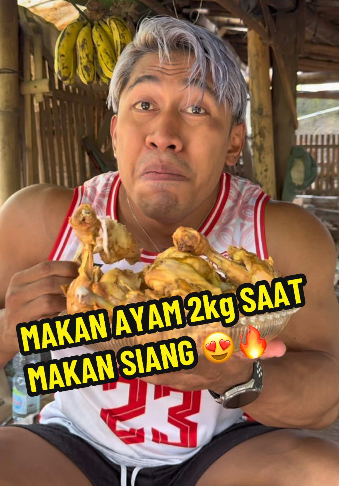 makan ayam 2kilo!! 🔥💪🏻 #chrisputra #gym #Fitness #evolene #protein #ayam #mukbang #makanbanyak #fyp 