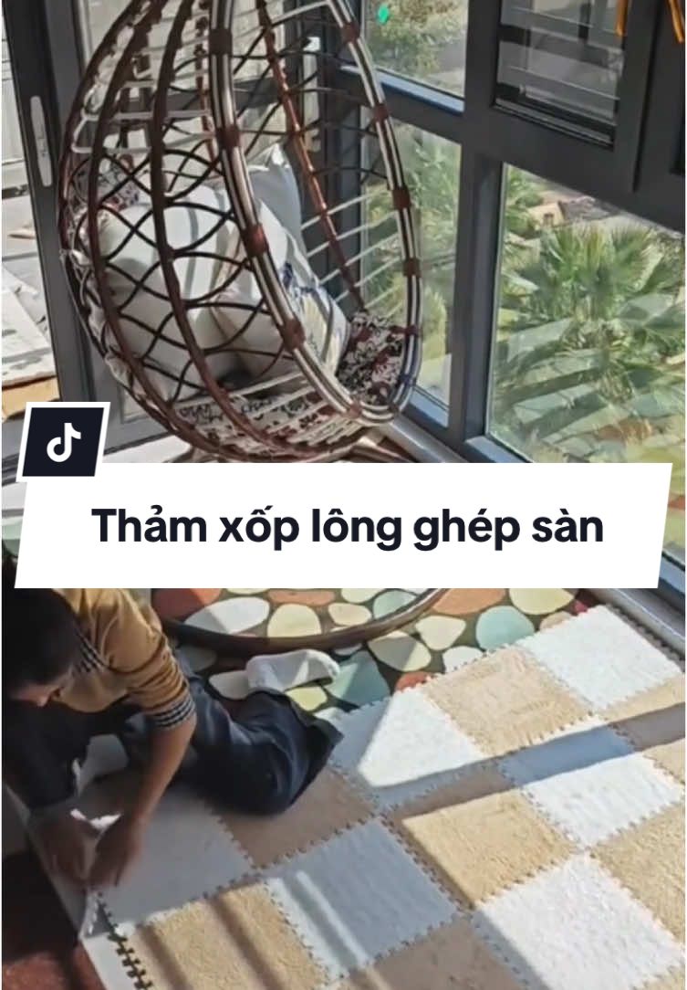 Thảm Xốp Ghép Mặt Lông Nỉ lót sàn, vải phòng ngủ cho bé, tấm phòng khách, chân giường, bàn trang điểm… 30x30cm¥¥11¥¥ #thamxop #thamxopghep #thamxoplongghep #thamtraisan #thamgheplonglotsan #thamghepsannha #thamtraisanvanphong #thamlongtraisan 