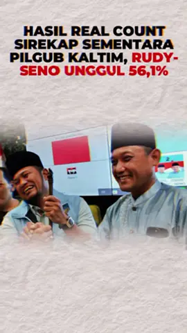 Hasil real count jelas: Pak Rudy adalah pilihan rakyat Kaltim. Selamat memimpin, Pak, semoga sukses dalam setiap langkah! 🤗 #rudymasud #rudyseno #kaltim #kaltimmodern #humor #fyp #foryou #receh #gratispol #gratispolpolpol #rudymasud2024 #suksesbersamarudyseno #rudyseno2024 #kaltimmaju #rudymasudsukses #kaltimsukses2024  #kaltimmenujusukses  #rudysenosukses #fyp #foryou #xyzbca