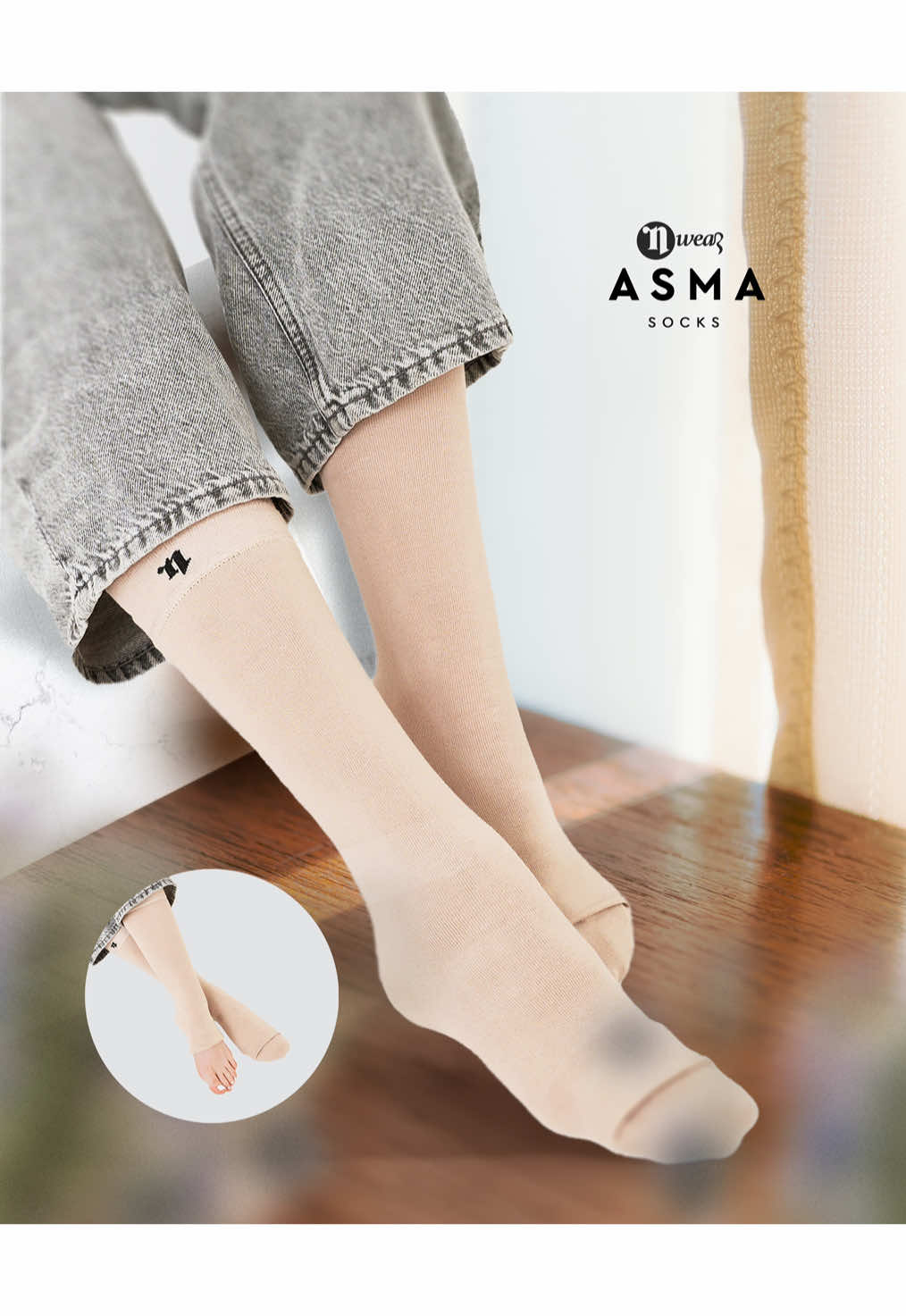 If you loved our nWear Asrah Socks, you’ll love this—maybe even more! ✨ Meet the nWear Asma Socks, our first Wudhu-friendly socks crafted from breathable bamboo fiber. With an ablution opening and anti-slip grips, they’re perfect for comfort, practicality, and ease during daily rituals. Ready to upgrade your essentials? 💫 #nWear #wudhusocks