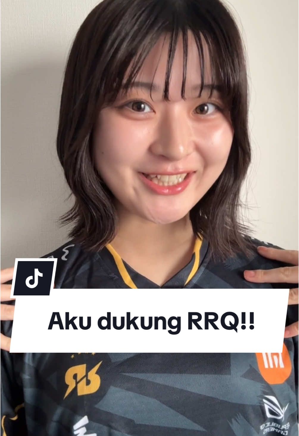 Aku dukung RRQ🎮 Semangat🔥 #nanako #nachan #rrq #game  #Indonesia #japan #cewekjepang #fyp 