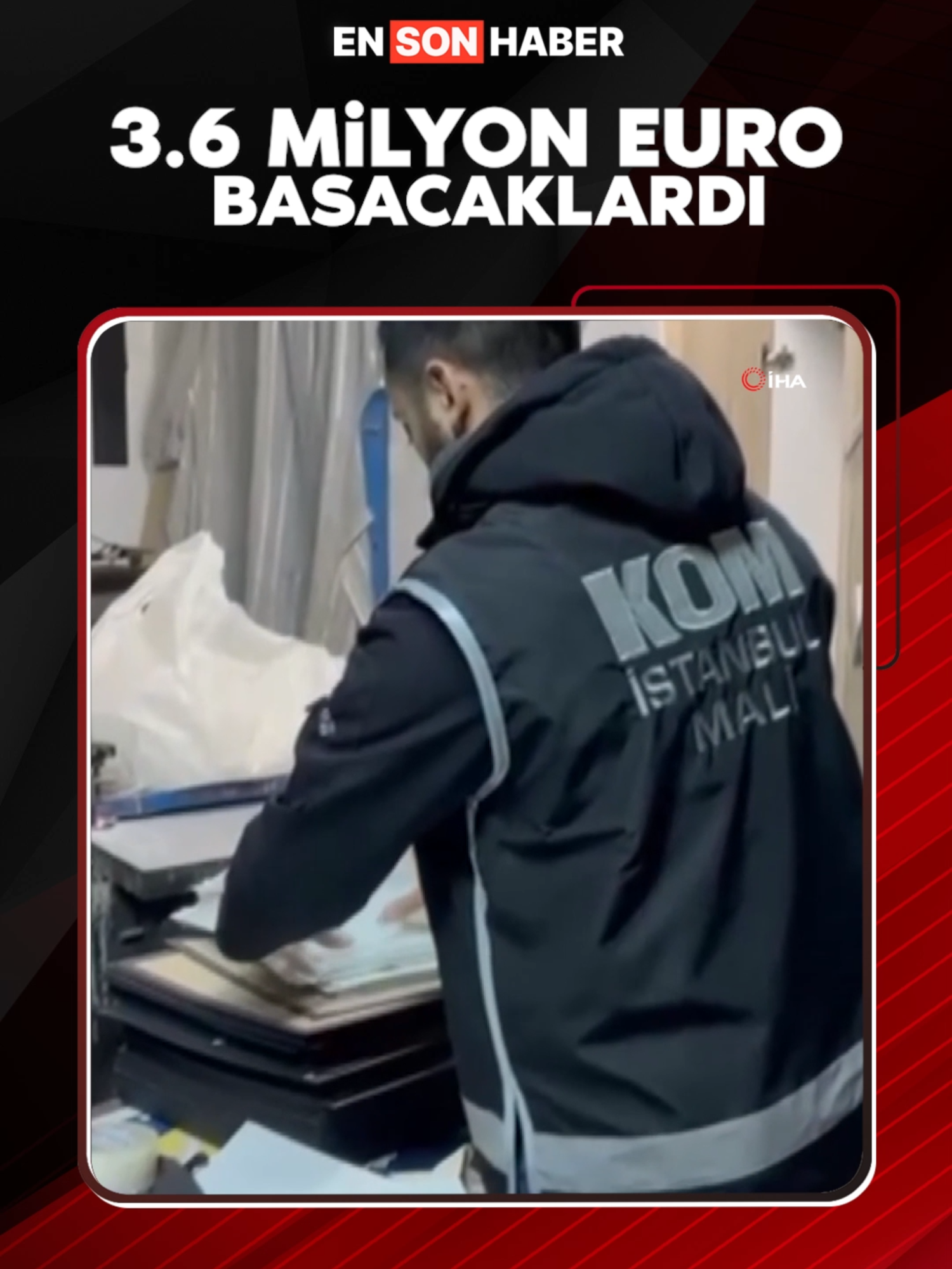 İstanbul'un Fatih ve Zeytinburnu ilçelerinde yapılan operasyonda basıma hazırlanan 3.6 milyon euro sahte döviz ele geçirildi. #sahte #para #euro #istanbul #döviz