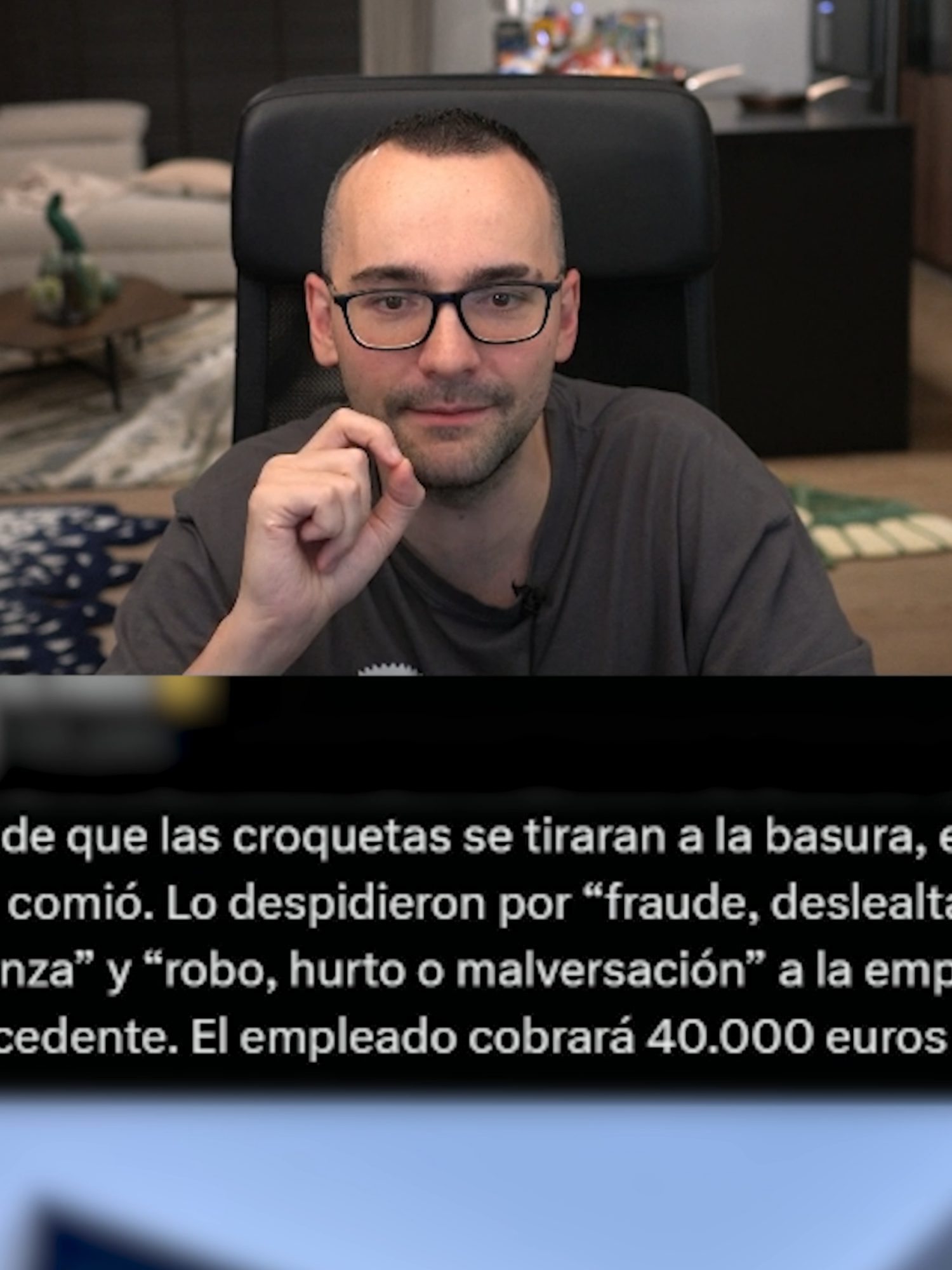 40.000 euros por 4,20 de croquetas😎