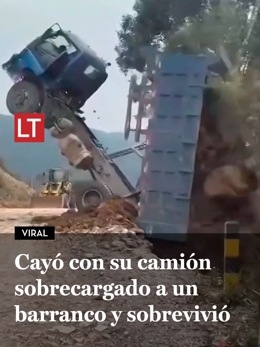 A pesar de todo, sobrevivió #accidente #china #camion