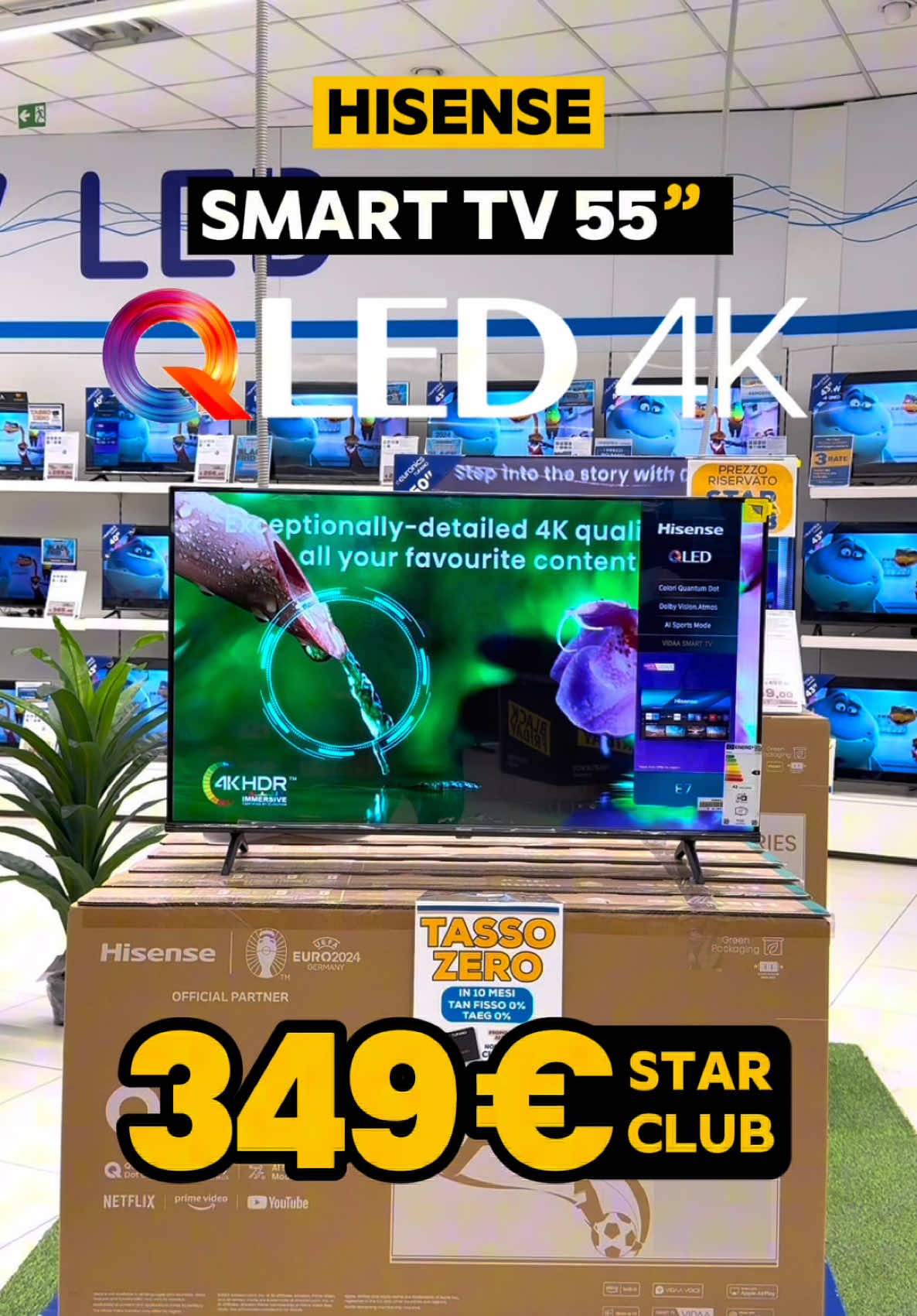 PROMO HISENSE ⭐ Smart TV QLED 55