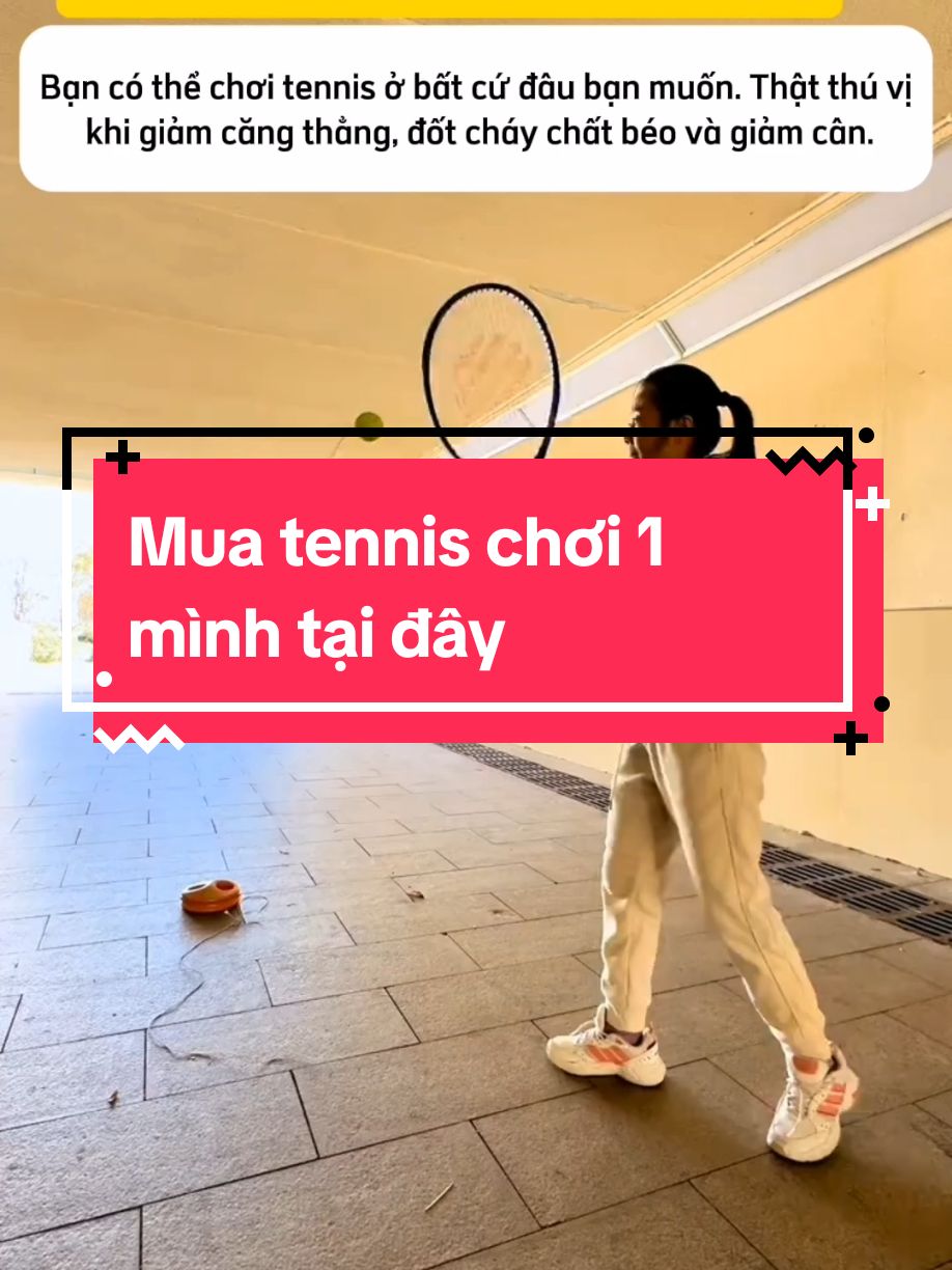 Chơi tennis dây 30 phút mỗi ngày. Bạn có thể chơi tennis ở bất cứ đâu bạn muốn. Thật thú vị khi giảm căng thẳng, đốt cháy chất béo và giảm cân #dephuudung #taptheduc #tienich #tenis #tennis 