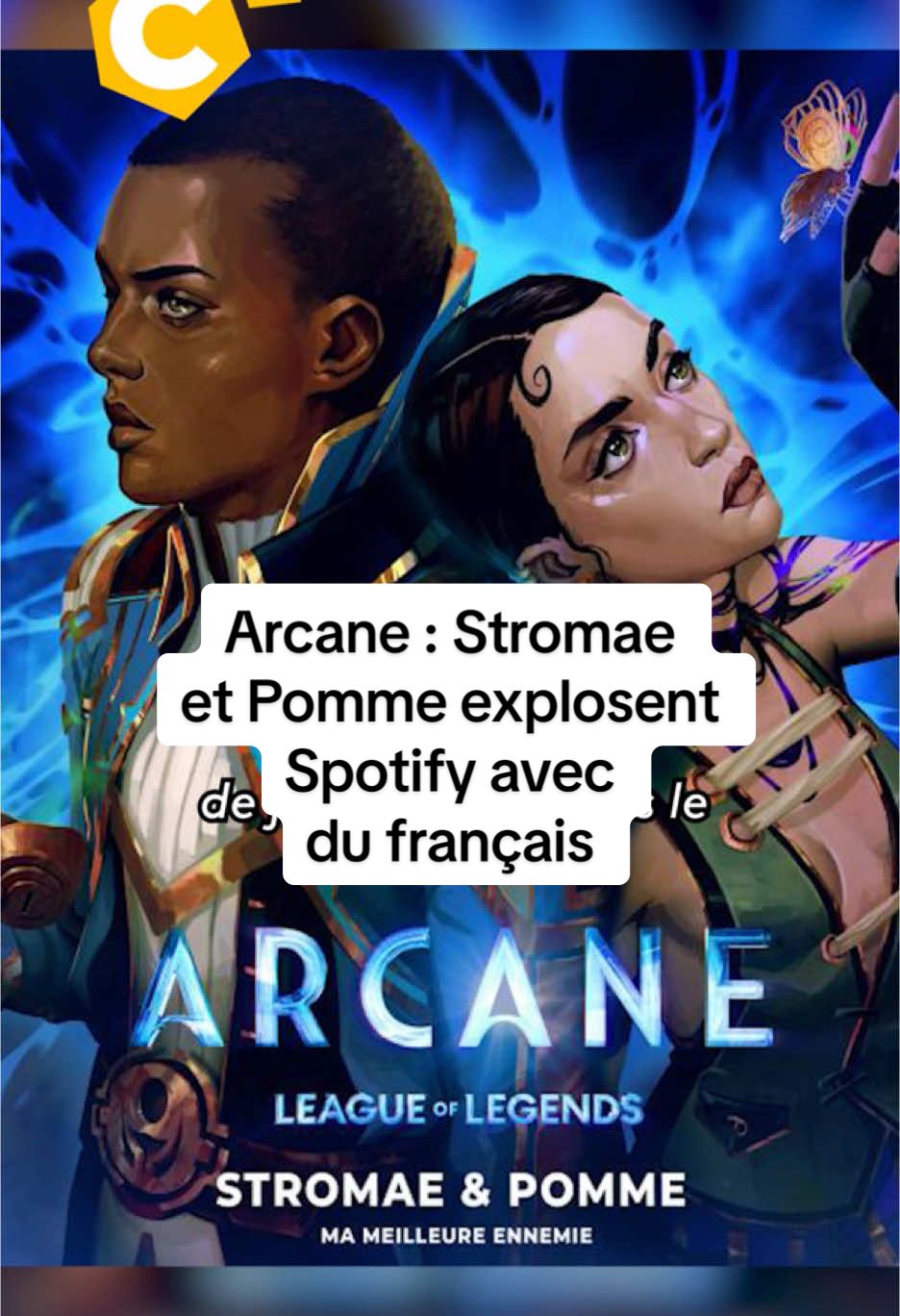 “Ma Meilleure Ennemie” de Pomme et Stromae, c’est la collab’ francophone qui a fait exploser les Top Spotify ! On te raconte ce succès issu de la série Arcane. #actu #arcane #ekko #jinxarcane #ekkoarcane #jinx #fortiche #sinformersurtiktok #apprendresurtiktok 