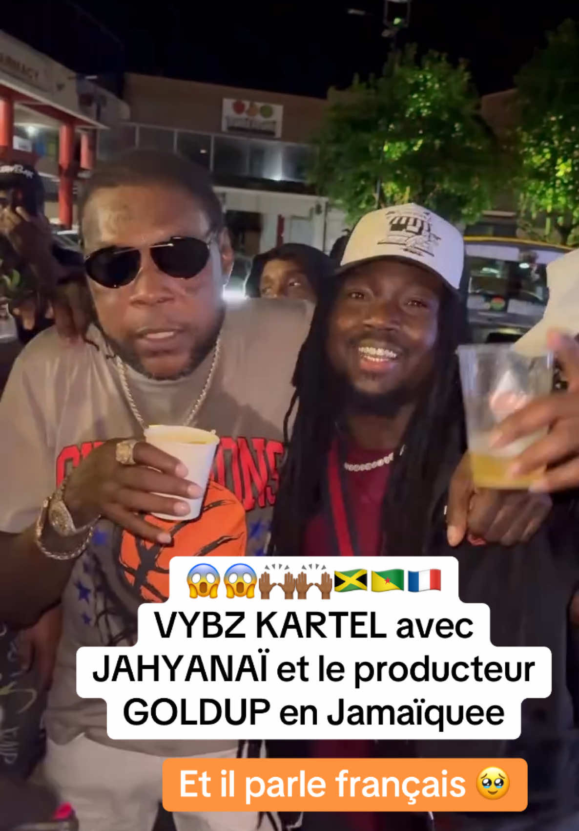 🙌🏾🙌🏾🙌🏾🙌🏾😱😱😱 jahyanai en jamaique en compagnie de Goldup 🇬🇫🇯🇲🇫🇷💥💥💥💥  ➡️et en plus VYBZ parle français 😱😱🥹🥹🥹 #vybzkartel #dancehall #jahyanai #jamaica #music #frenchiesoftiktok 