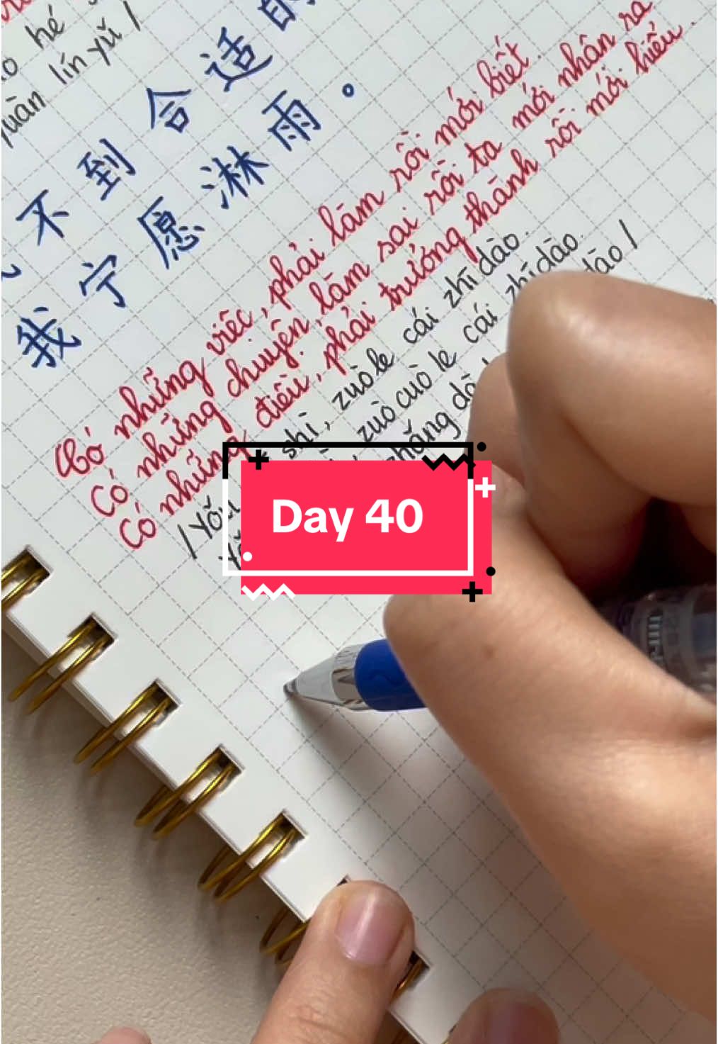 有些事。。。Hành trình 100 ngày luyện viết tiếng Trung. Ngày 40☘️ #luyenviettiengtrung #luyenviet #luyenvietchuhan #tuhoctiengtrung #tiengtrung #hoctiengtrung #tiengtrungonline #chinese #xh #tiengtrungmoingay   