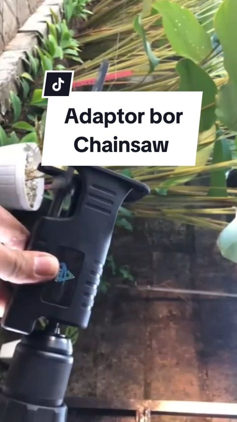 Rekomendasi adaptor bor sambungan bor gergaji mini #adaptorbor #allefix #adaptorchainsaw #videolebihpanjang