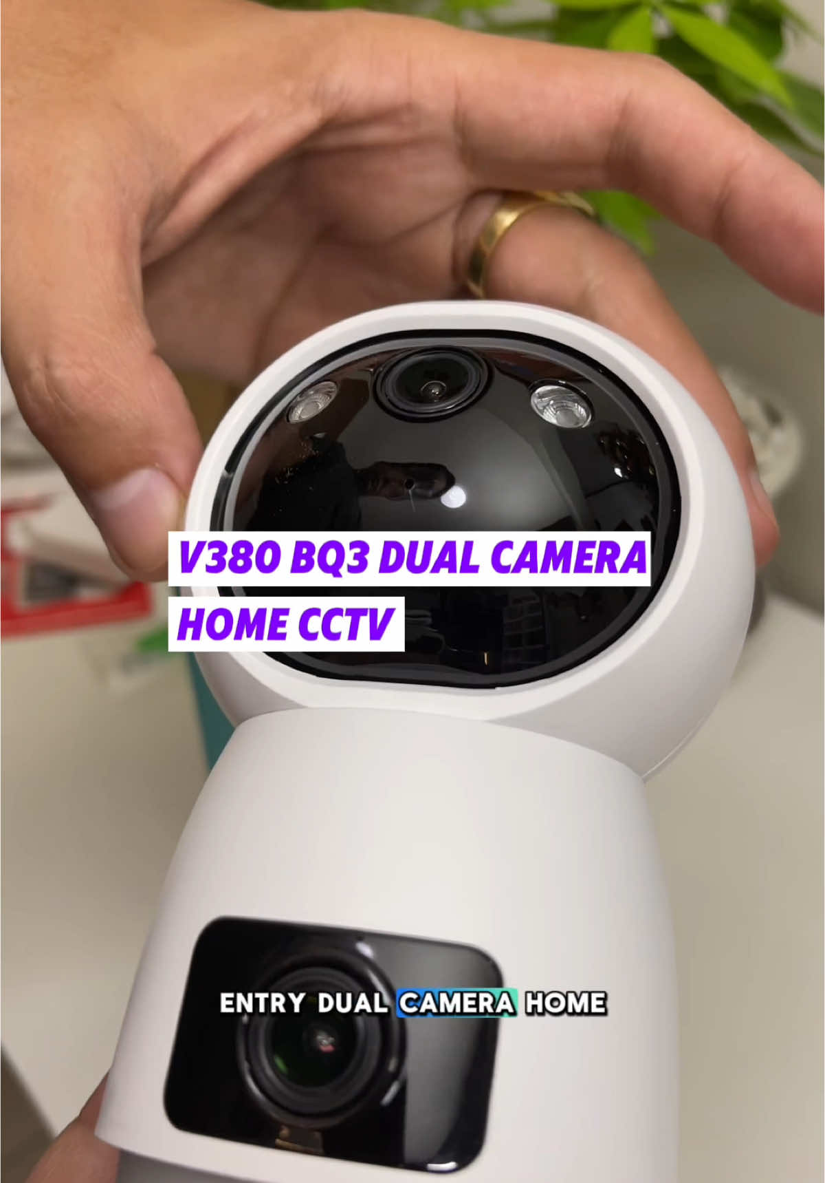 V380 BQ3 Dual Lense Home CCTV Camera with two way Audio, Infrared and Collored night vision, Motion Sensor and HD Resolution Camera #cctvcamera #cctv #homecctv #indoorcctv #duallensecamera #cctvwithaudioandspeaker #cctvwithoutwifi #cctvwithmotionsensor #cctvwithnightvision #cctvwithspeaker #markdmart #securitycamera #cctvsecurity #cctvconnecttophone 