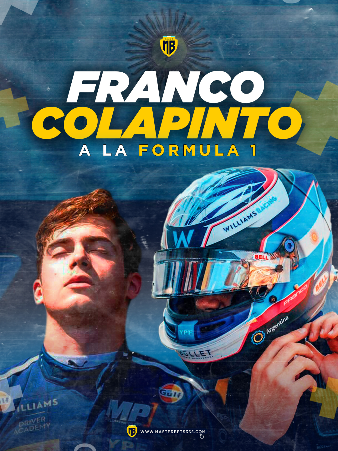 ¿SERÁ? 🇦🇷 De un campeón del mundo para Fran Colapinto. ¿Lusail nos regalará otra alegría? 🇶🇦 Coronados de gloria ⭐️ #colapinto #f1 #formula1 #depaul