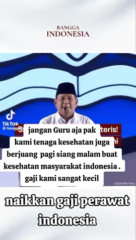 tenaga kesehatan juga salah satu lembaga paling penting didalam negara karena bertugas untuk menyehatkan lapisan masyarakat. kami juga ingin gaji kami naik.gaji kami sangat kecil. semoga di dengar oleh pak prabowo#gajiperawat #tenagamedis #tenagakesehatan #fyp #foryoupage #gerindra #prabowo 