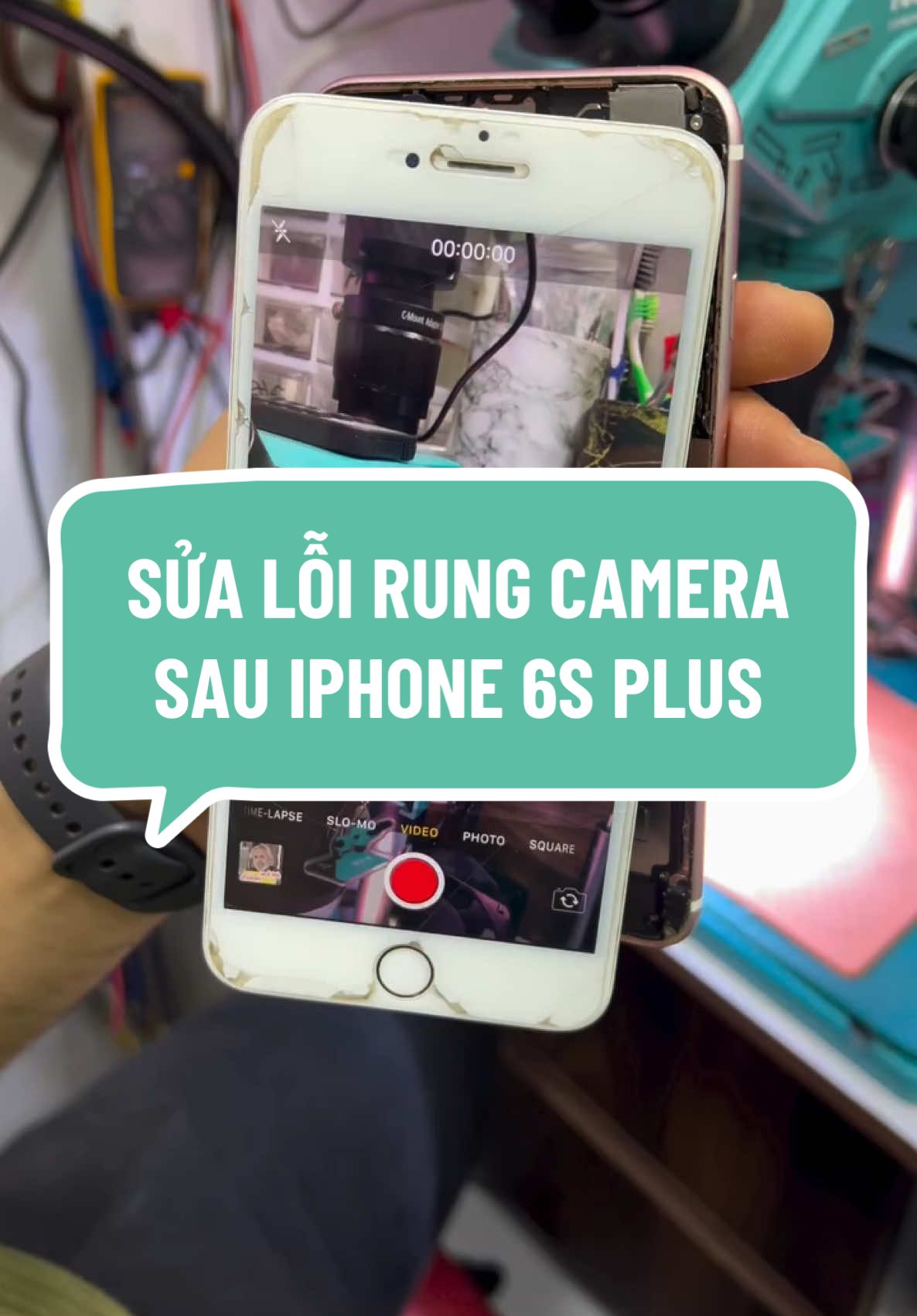 Sửa rung camera sau iPhone 6S Plus cực đơn giản #ifix66 #ifix66 