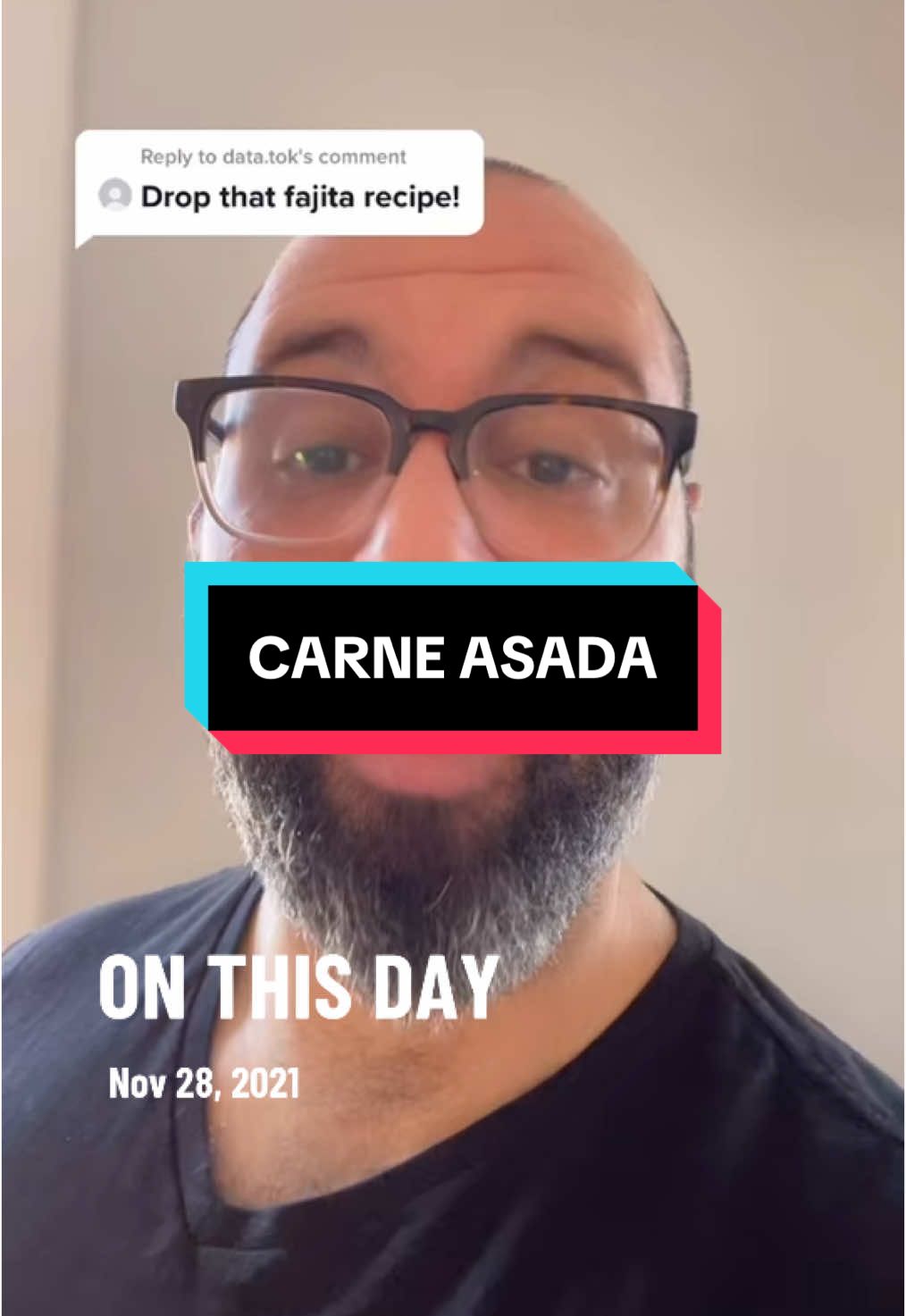 #onthisday awww my first viral video. And for everyone getting mad, this restaurant went out of business years ago so relax. I am also well aware that this is not a traditional carne asada recipe, so get off my back. 