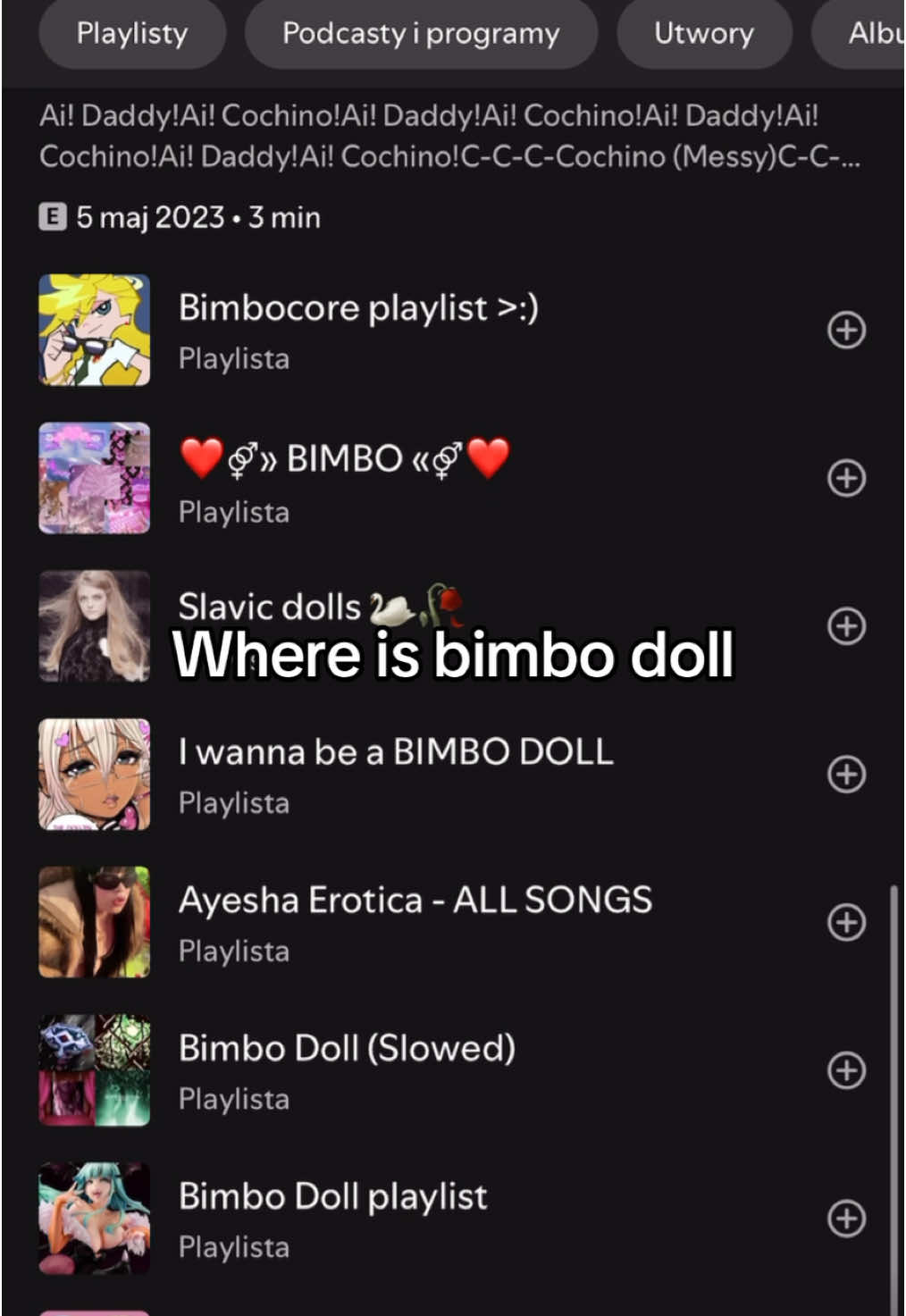 No.😭 #bimbodoll #spotify #song #songs #music #fyp #fyppppppppppppppppppppppp #fypageシ #fypagee 