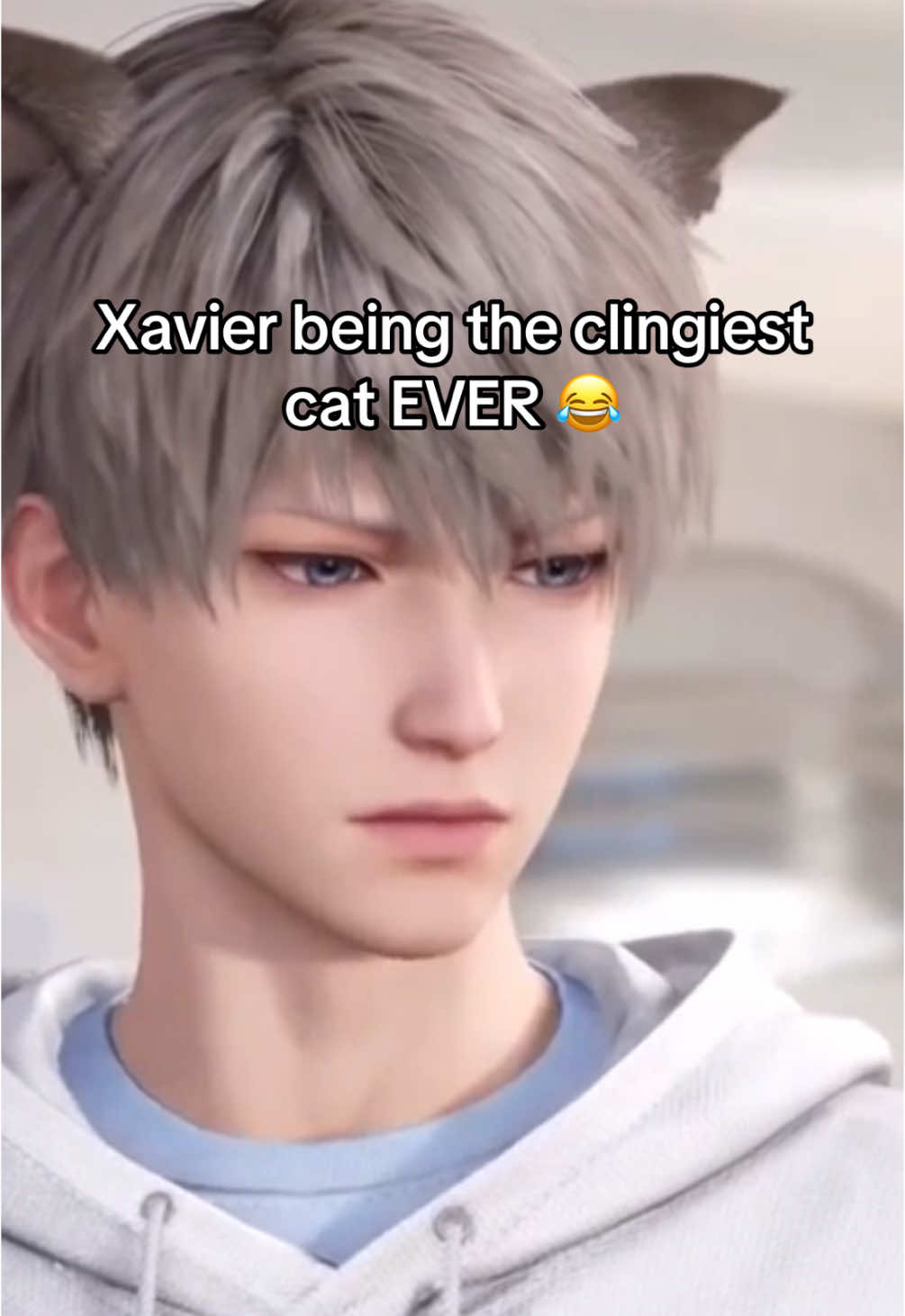 Sir CLINGS-a-lot over here 😂 Full gameplay/reaction on my YouTube channel. Link in my bio 🤗 Game: @Love and Deepspace  #loveanddeepspace #loveanddeepspacecharacters #xavier #LADs #loveanddeepspacexavier #xavierloveanddeepspace #otome 